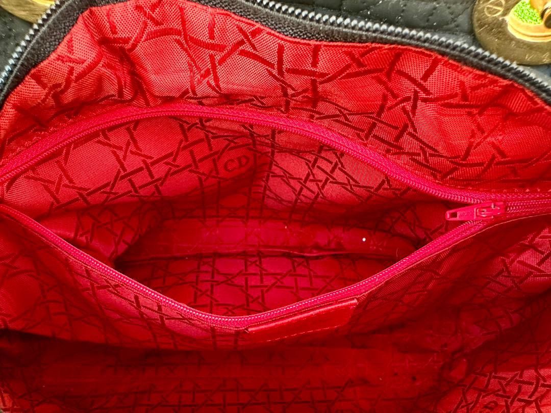 Dior Auth Christian Dior Lady Dior Quilted Nylon Cannage Size ONE SIZE - 7 Thumbnail