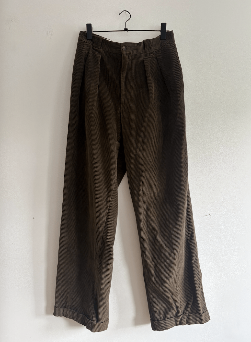 Armani Giorgio Armani le collezioni corduroy vintage 90s pants Size US 32 / EU 48 - 1 Thumbnail