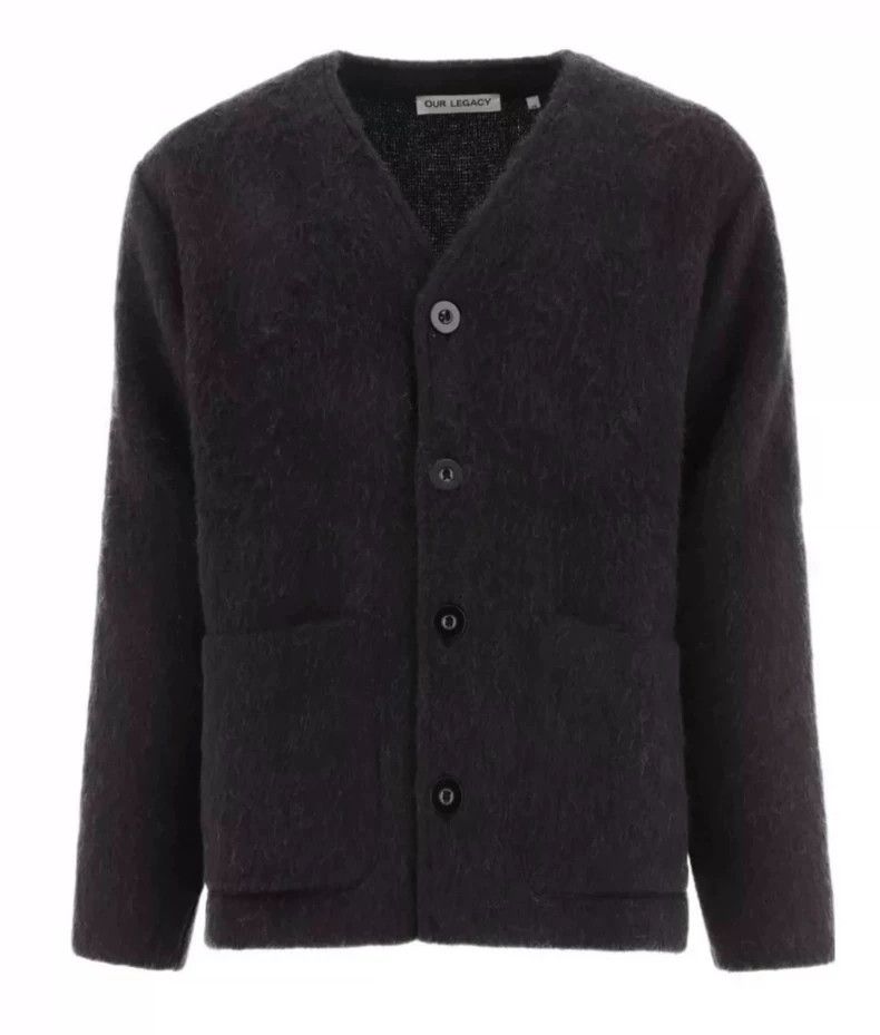 Our Legacy our legacy Black horsehair cardigan Size US S / EU 44-46 / 1 - 2 Thumbnail