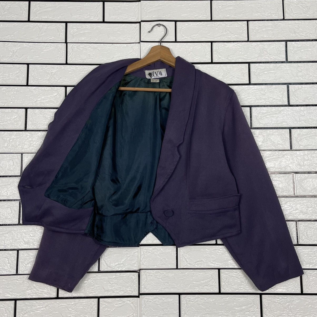 Other Made In France HV4 Women Crop Jacket Size M / US 6-8 / IT 42-44 - 10 Thumbnail