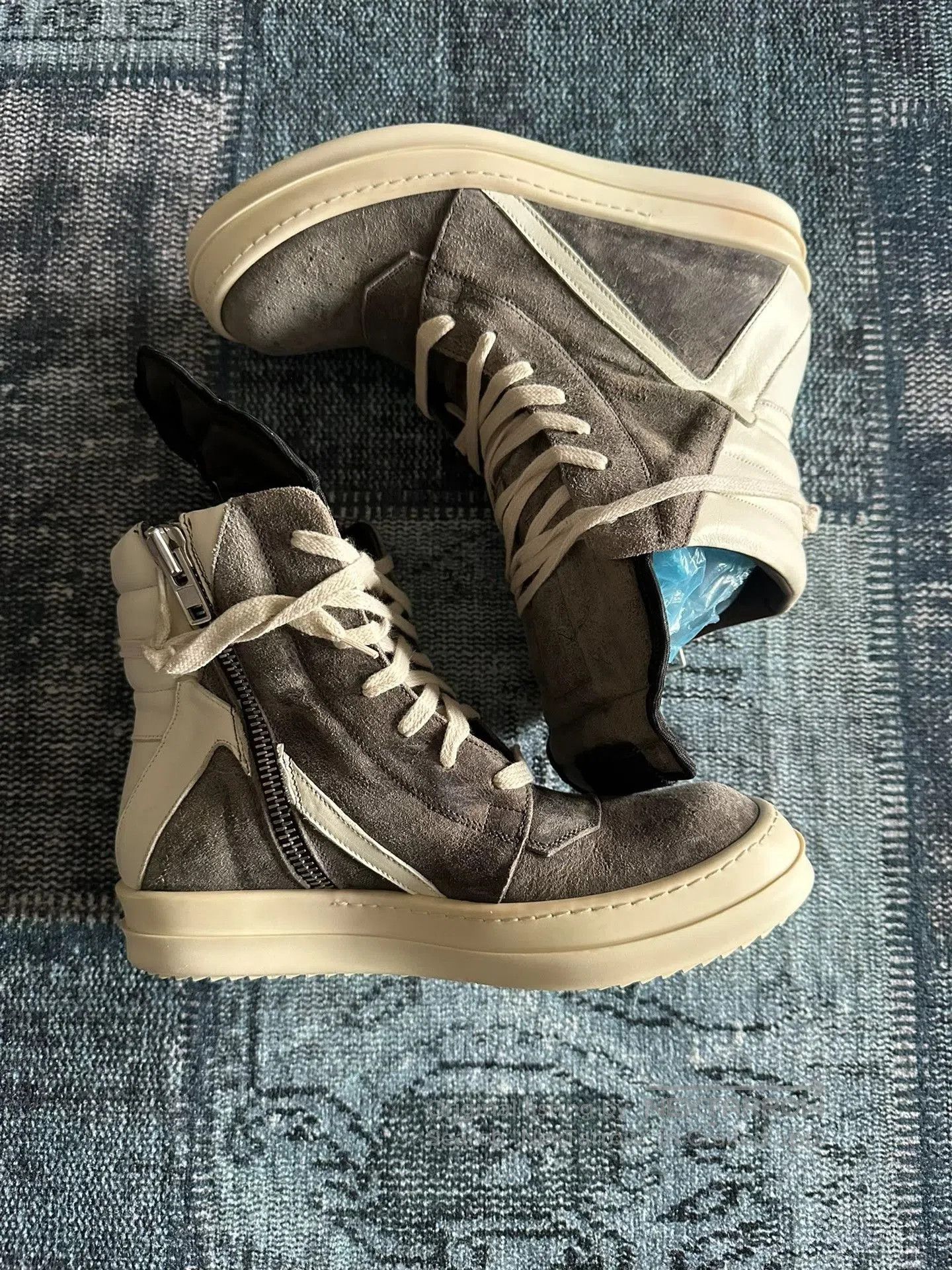 Rick Owens Rick Owens Inverted Triangle Suede Shoes. Size US 7 / IT 37 - 2 Thumbnail