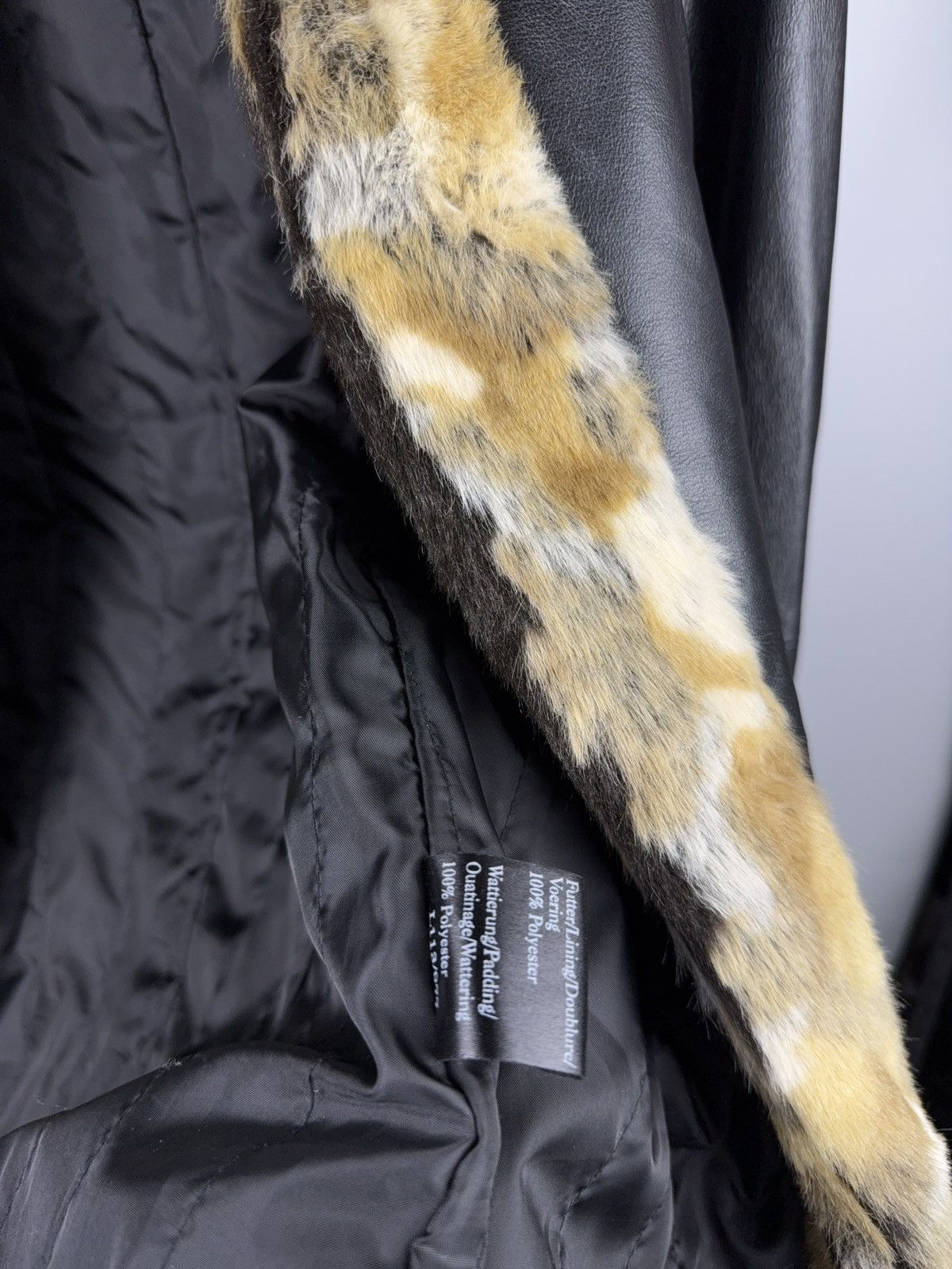 Japanese Brand Woodpecker Leather Coat Faux Fur Collar Casual Collection Size M / US 6-8 / IT 42-44 - 18 Thumbnail