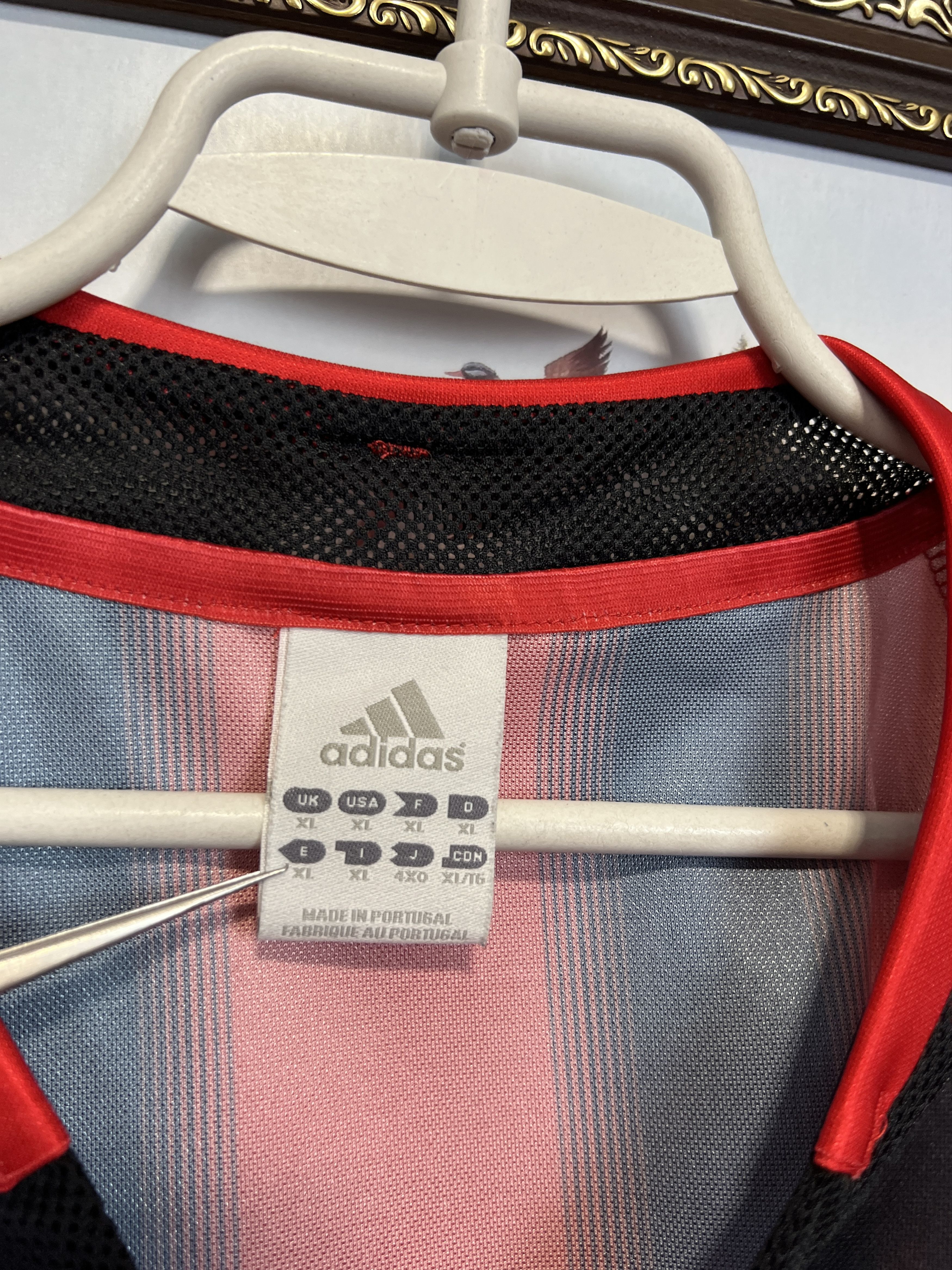 Adidas AC Milan Home football shirt Soccer Jersey Maglia Trikot Size US XL / EU 56 / 4 - 6 Thumbnail
