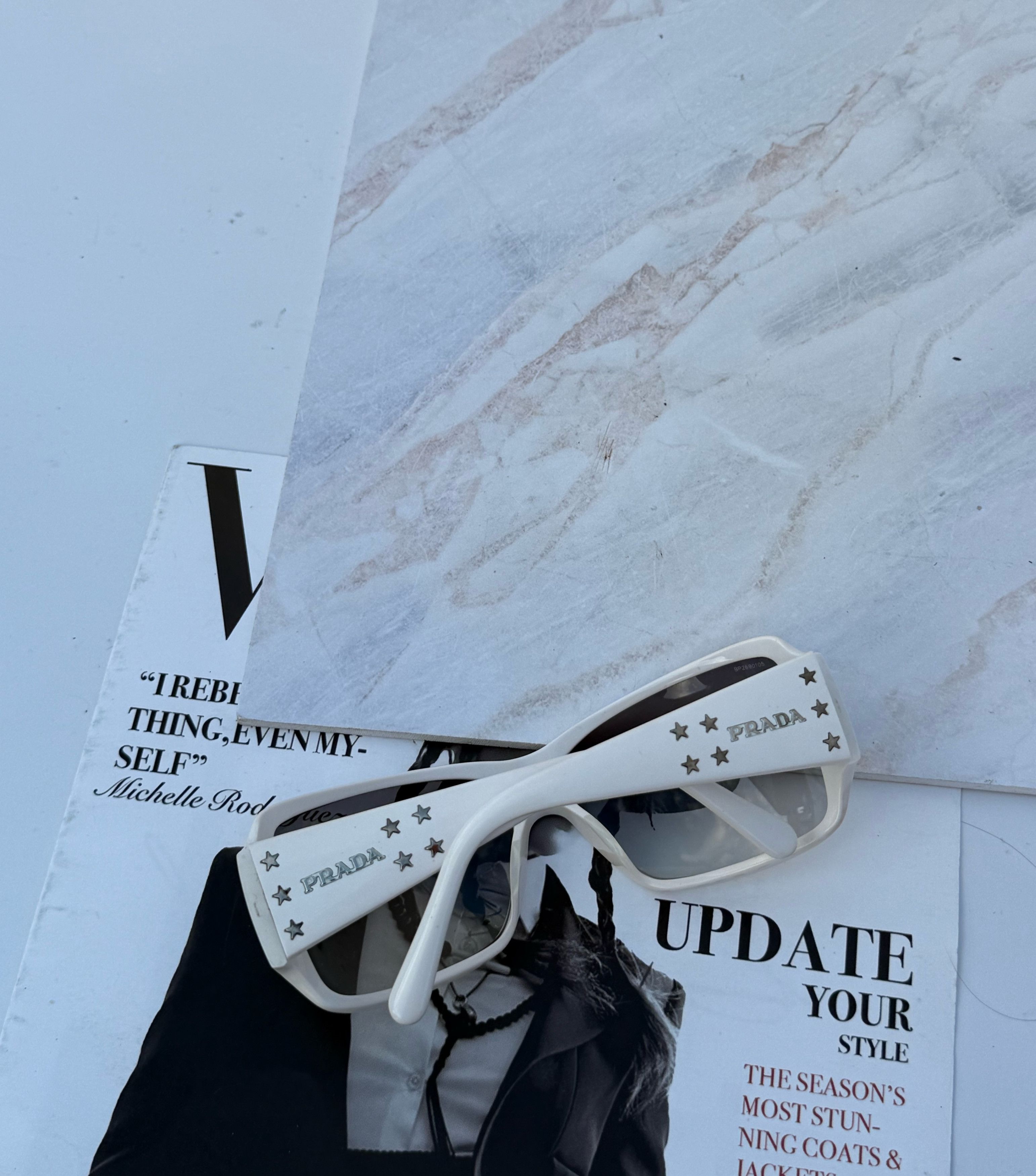 Prada Prada sunglasses SPR19G Vintage Sunglasses Stars Size ONE SIZE - 8 Thumbnail
