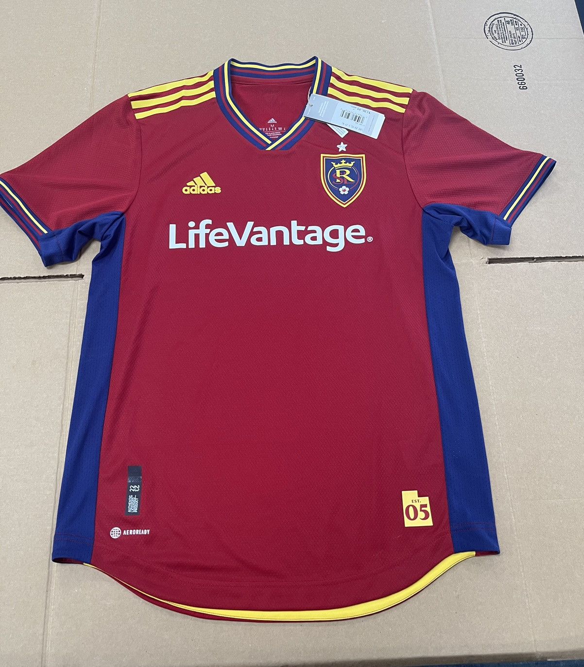Adidas Adidas Real Salt Lake 2022/23 Authentic Home Jersey Size US M / EU 48-50 / 2 - 1 Thumbnail