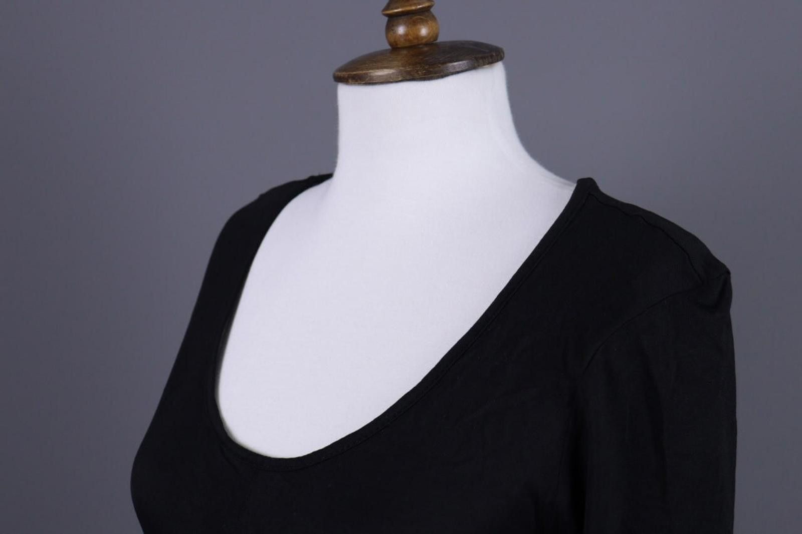 Designer Gudrun Sjoden Black Long Sleeve Scoop Tunic Dress Size M Size M / US 6-8 / IT 42-44 - 8 Thumbnail