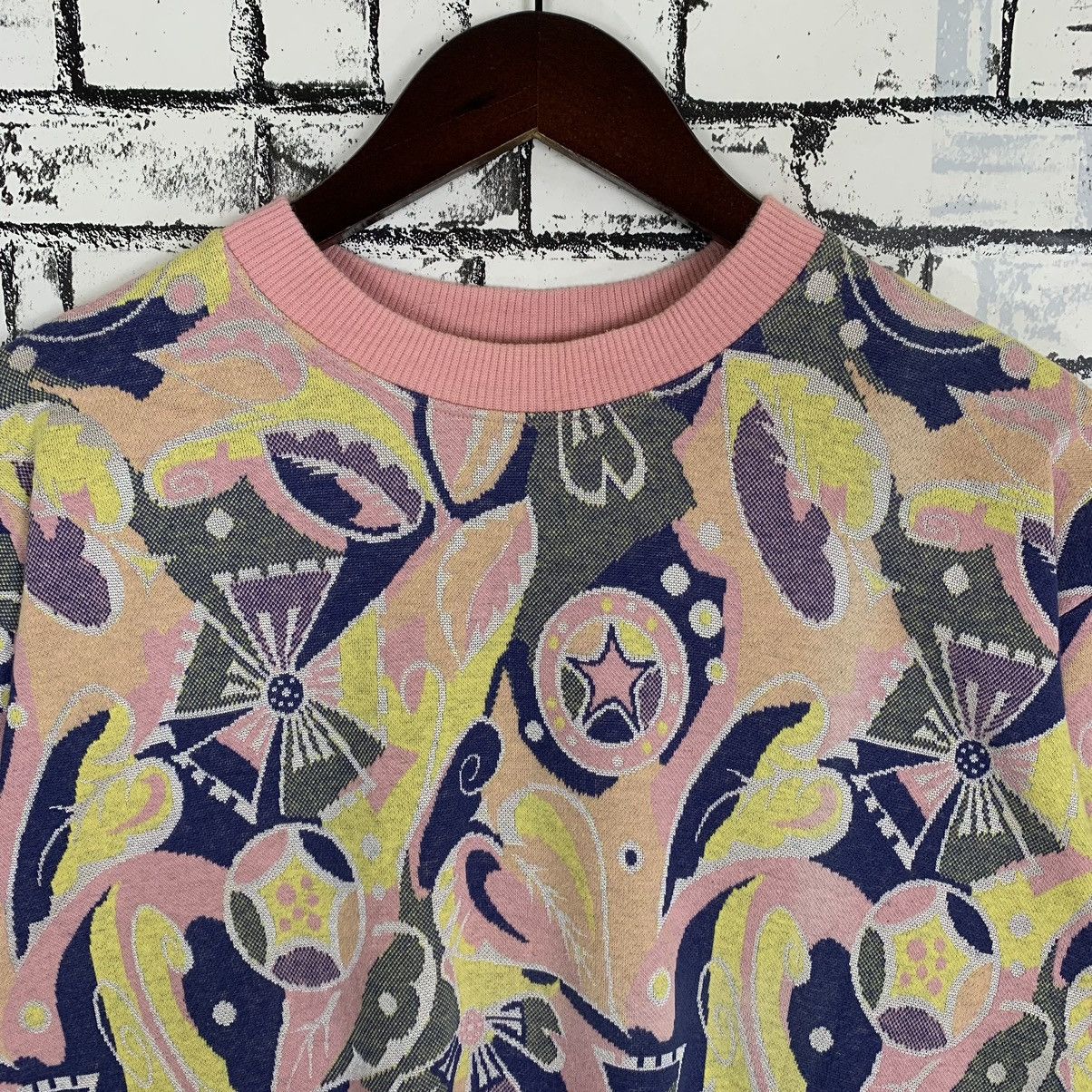 Asics × Vintage Prolook M.F.D by Asics Full Print Sweatshirt Asics Crewneck Size M / US 6-8 / IT 42-44 - 2 Thumbnail