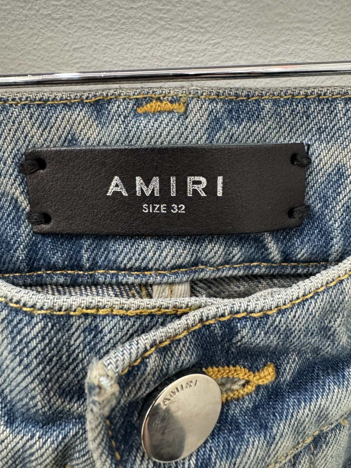 Amiri Amiri Blue Bandana Patch Denim Jacket And Pants Set Size US M / EU 48-50 / 2 - 6 Thumbnail
