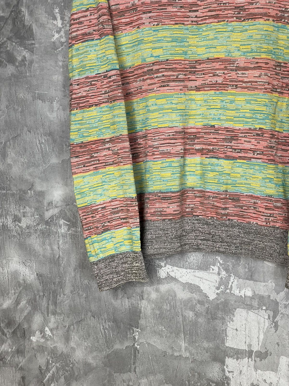 Reiss × Vintage Reiss Vintage Knitted Multicolour Sweater Size US L / EU 52-54 / 3 - 5 Thumbnail