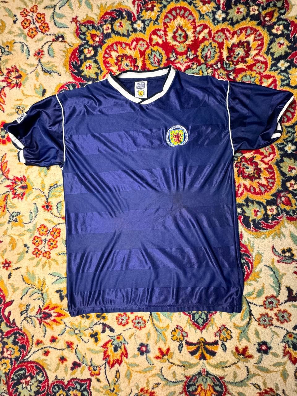 Vintage SCOTLAND 1984/1985/1986 HOME FOOTBALL SHIRT JERSEY Size US XL / EU 56 / 4 - 1 Thumbnail