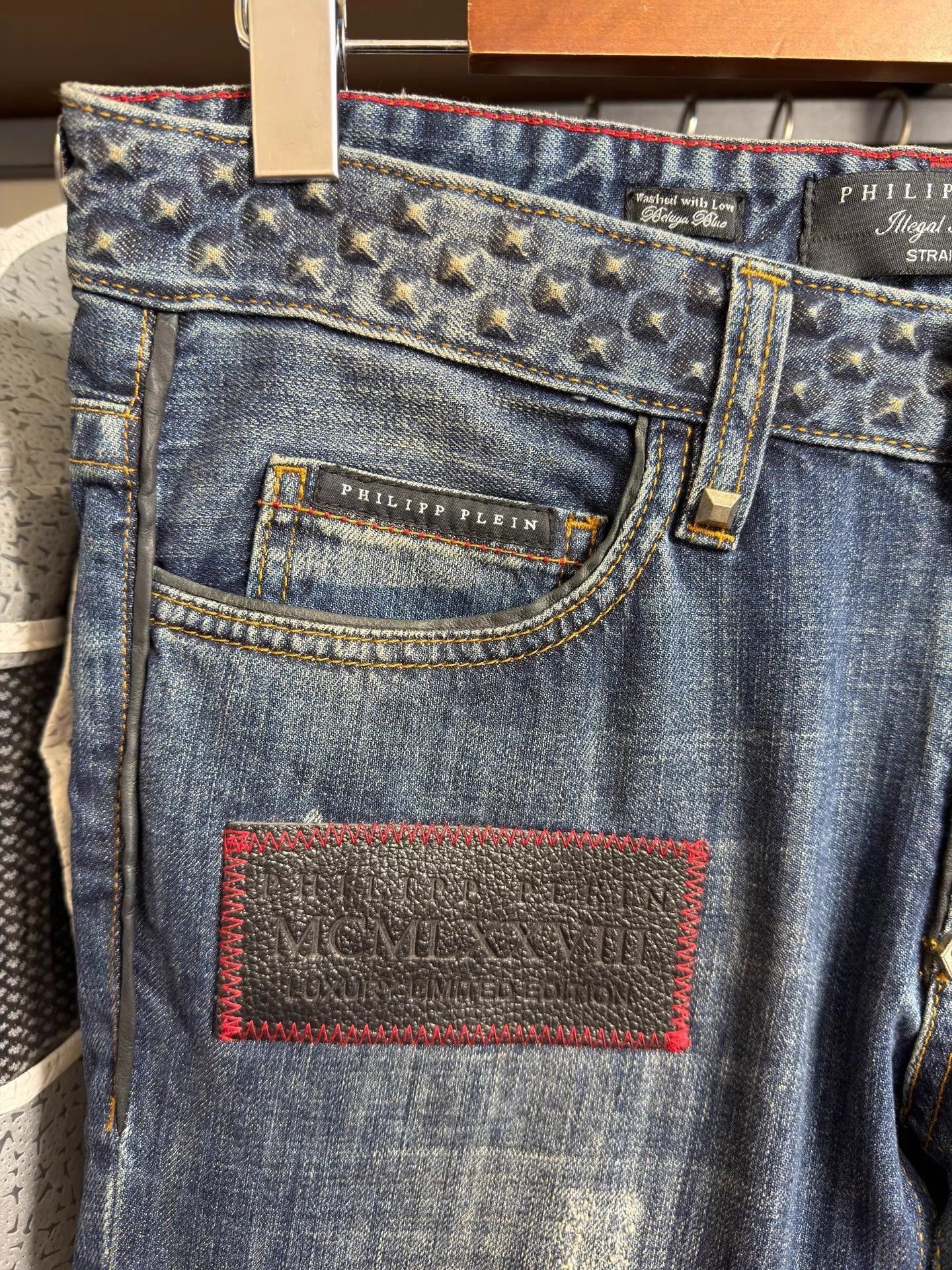 Philipp Plein Blue Distressed Denim Jeans Size 32 Size US 32 / EU 48 - 3 Thumbnail