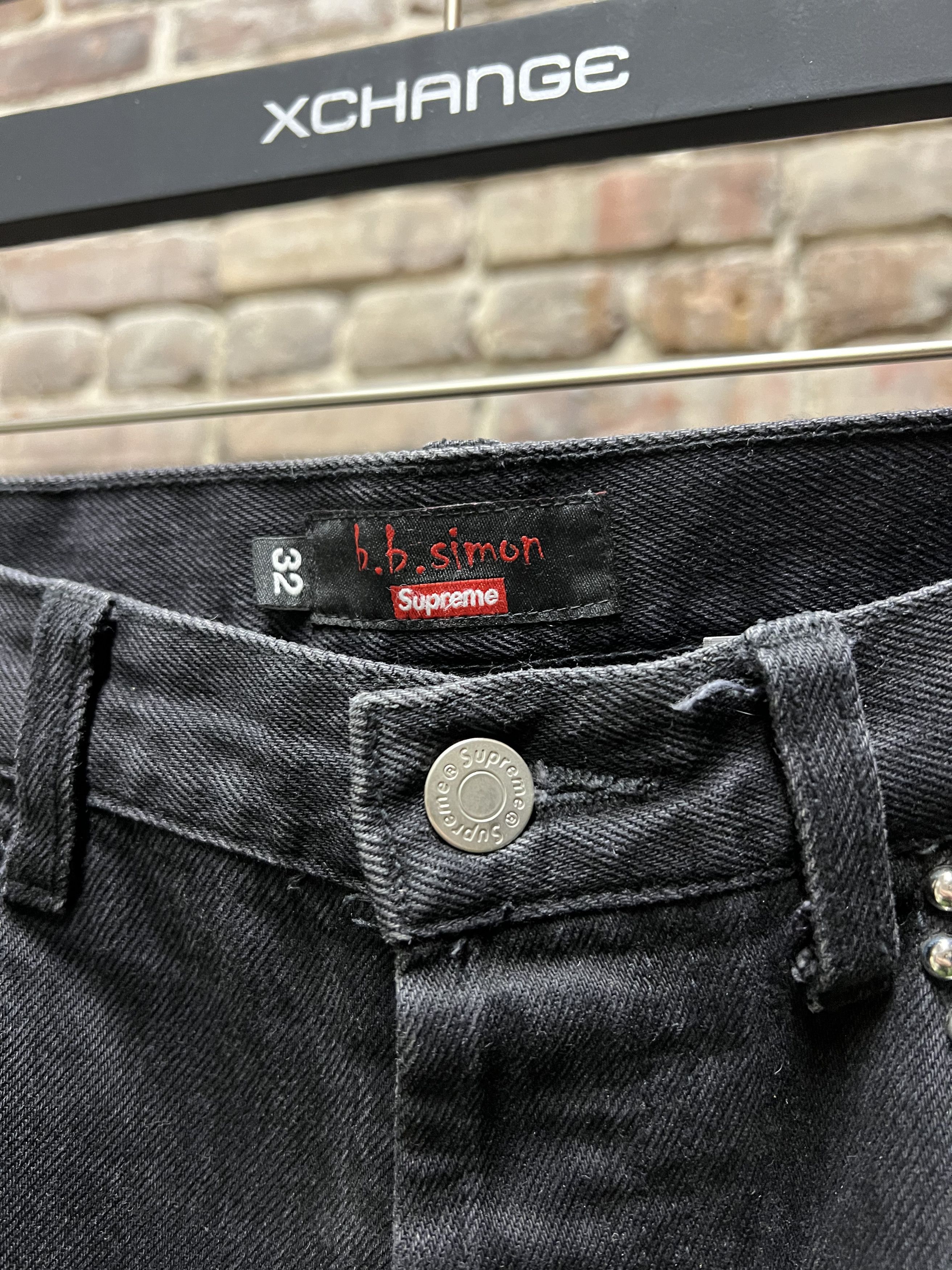 B.B. Simon × Supreme B.B Simon x Supreme Studded Denim Size US 32 / EU 48 - 3 Thumbnail