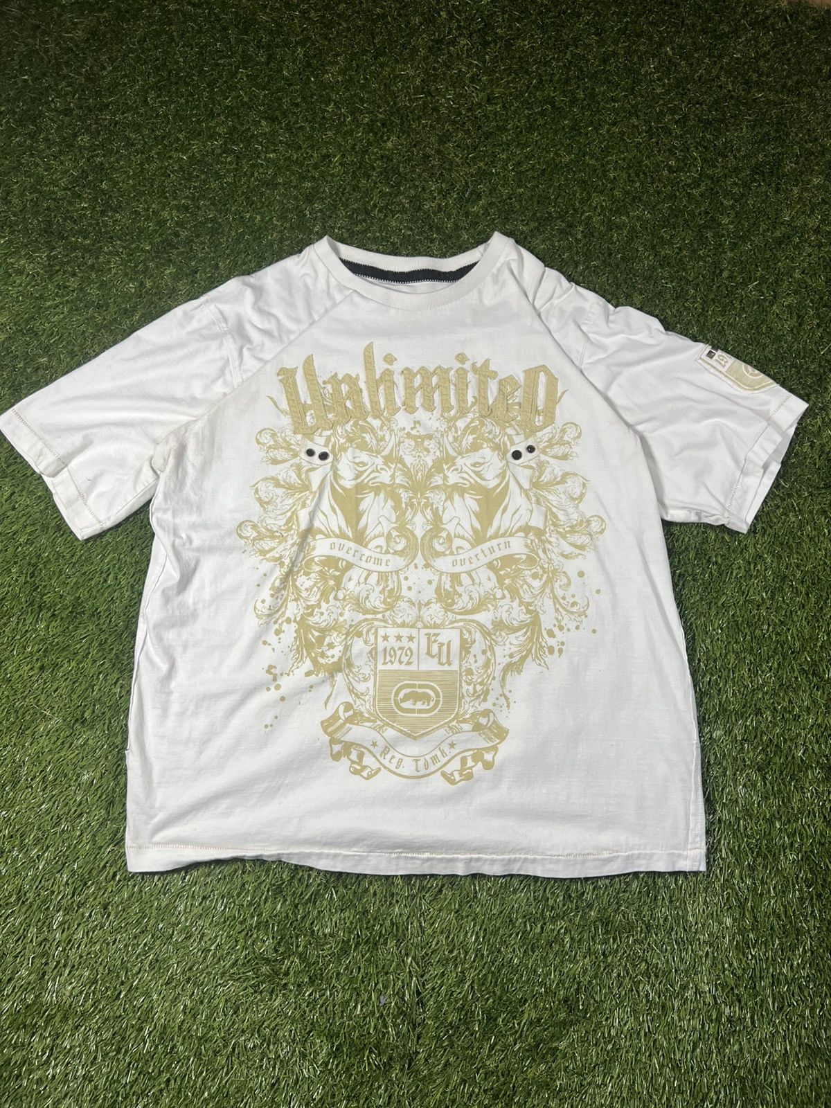 Ecko Unltd. Vintage Y2k Ecko Unlimited Essential Affliction Style Tee Size US XL / EU 56 / 4 - 1 Thumbnail