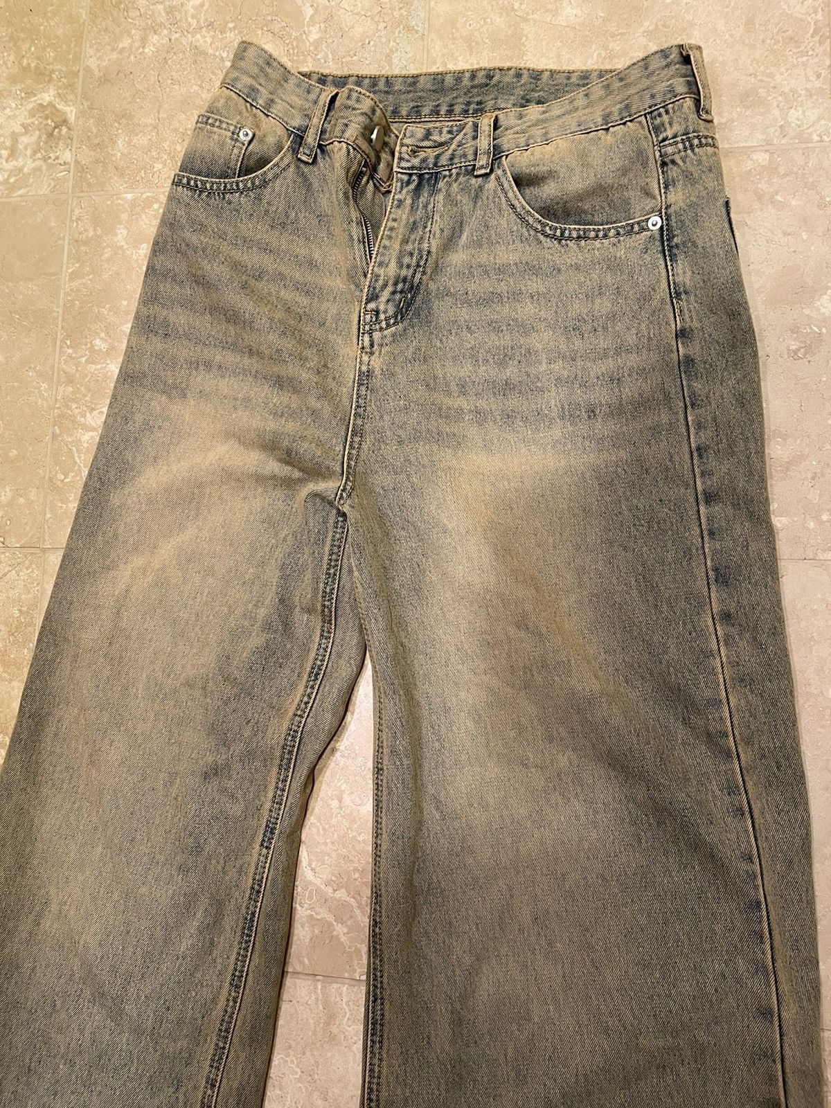 Other Baggy Flare Rust wash jeans Size US 31 - 3 Thumbnail
