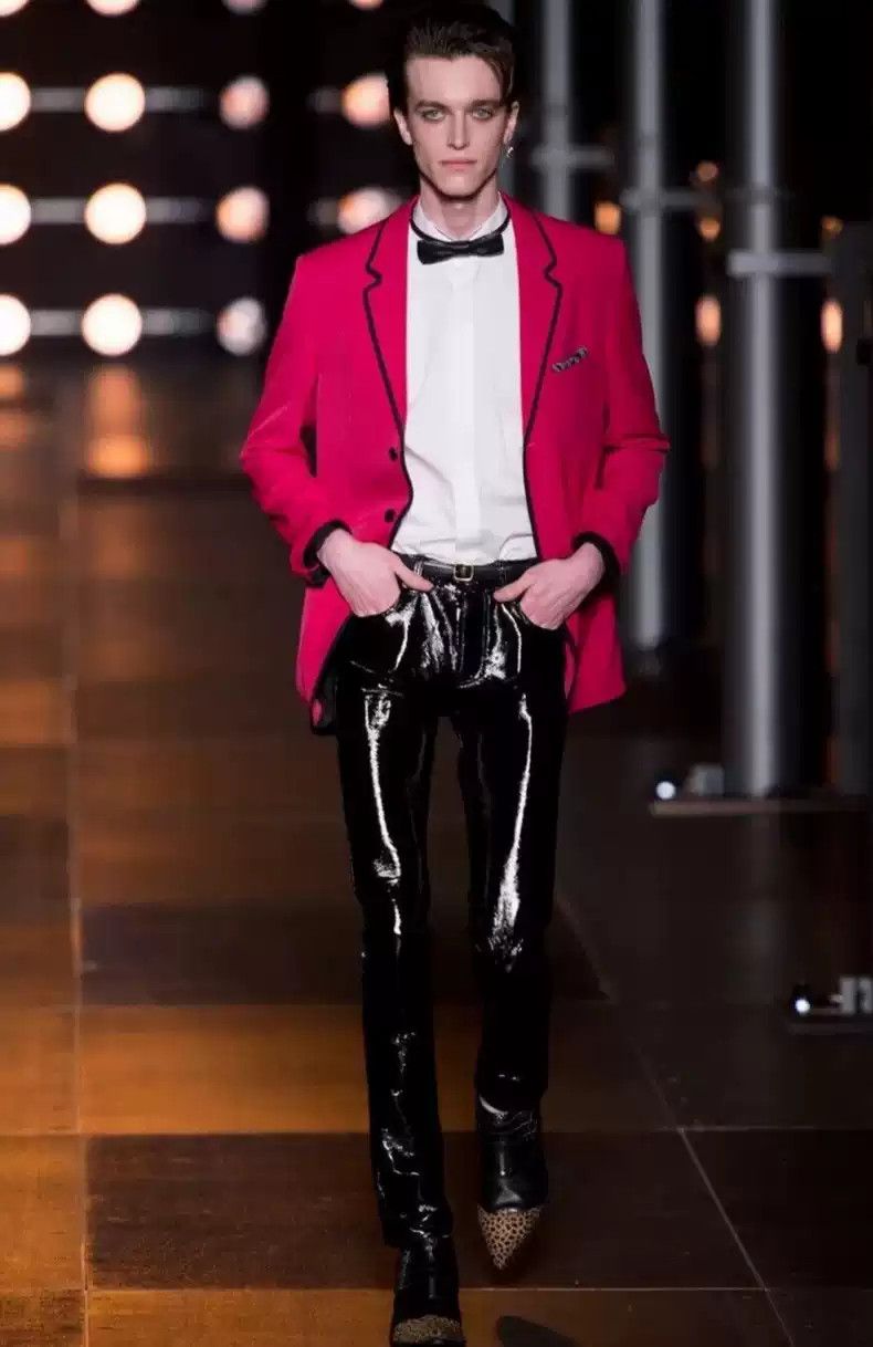 Saint laurent slp pink suit
