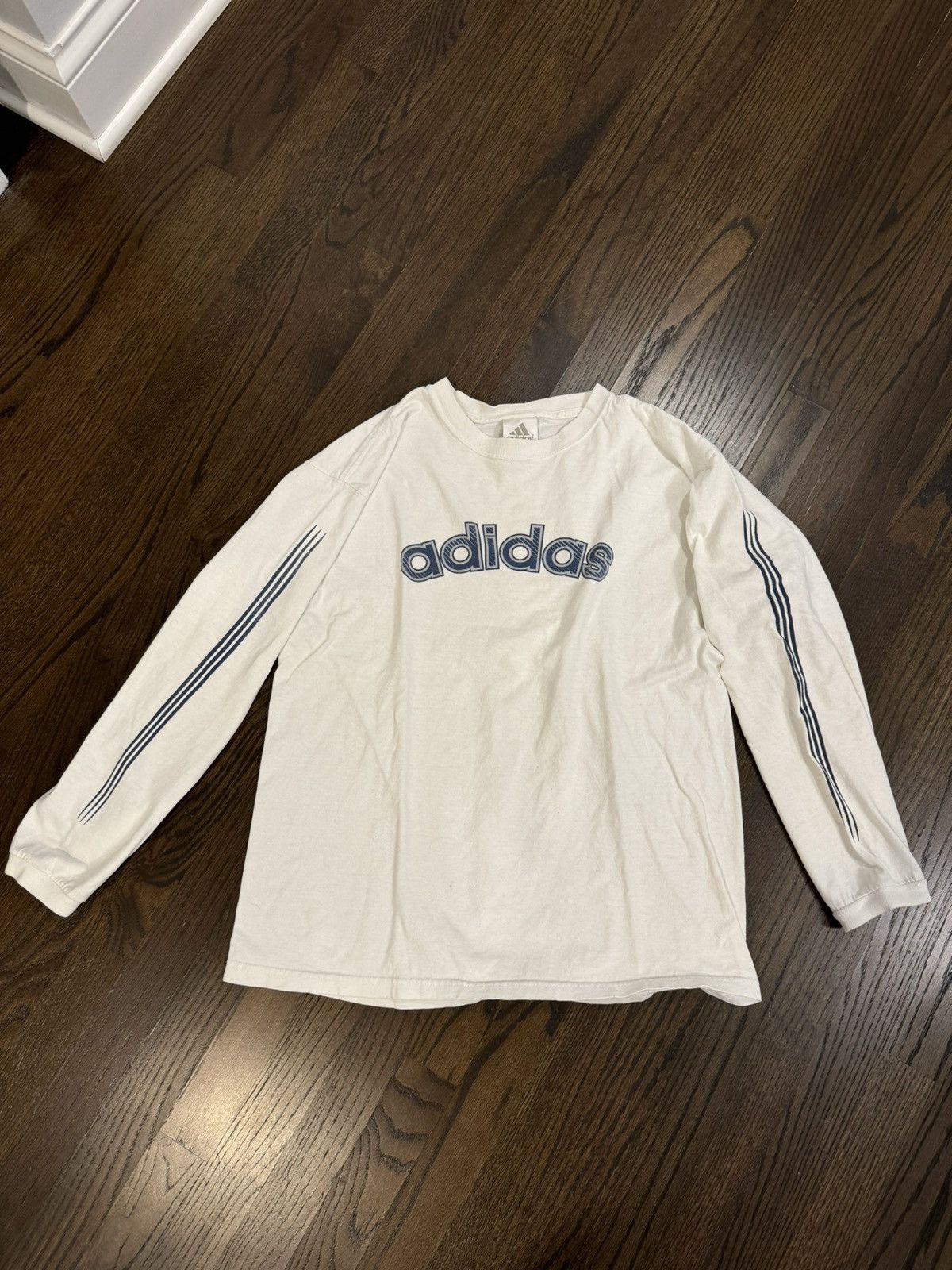 Adidas × Vintage Vintage Adidas Longsleeve Tee Size US M / EU 48-50 / 2 - 1 Thumbnail