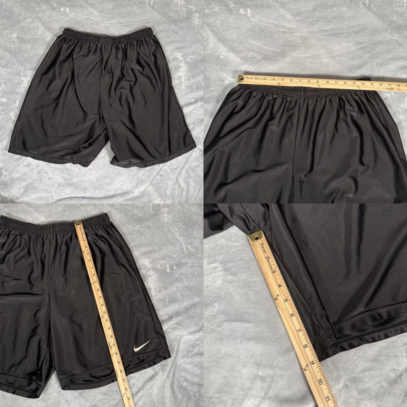 Nike VINTAGE Nike Dazzle Basketball Shorts Mens XL 9” Baggy White Black 90s Size US 36 / EU 52 - 8 Thumbnail