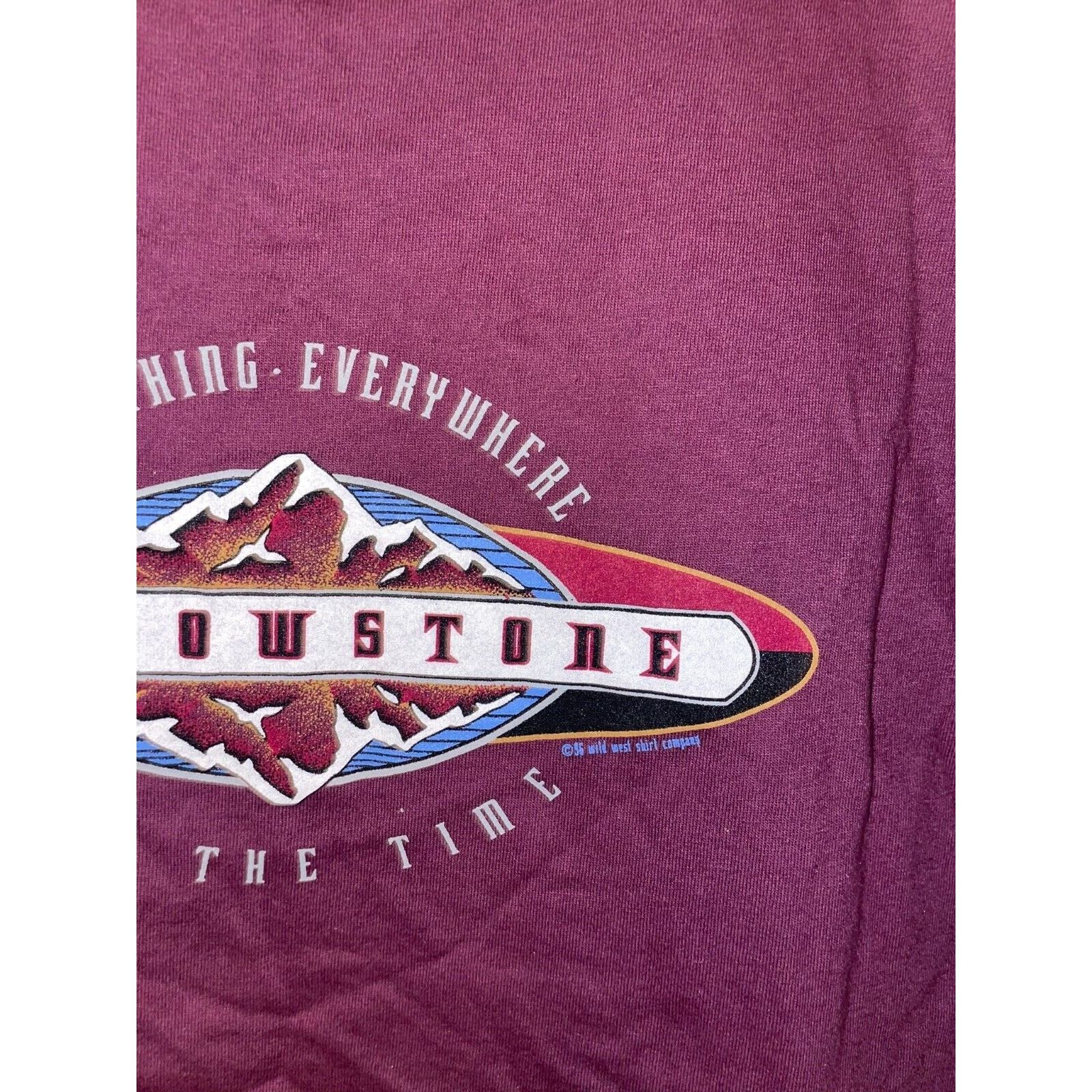 Vintage Vintage Yellowstone Shirt Everything All Time Tee VTG 90s XL Size US XL / EU 56 / 4 - 4 Thumbnail