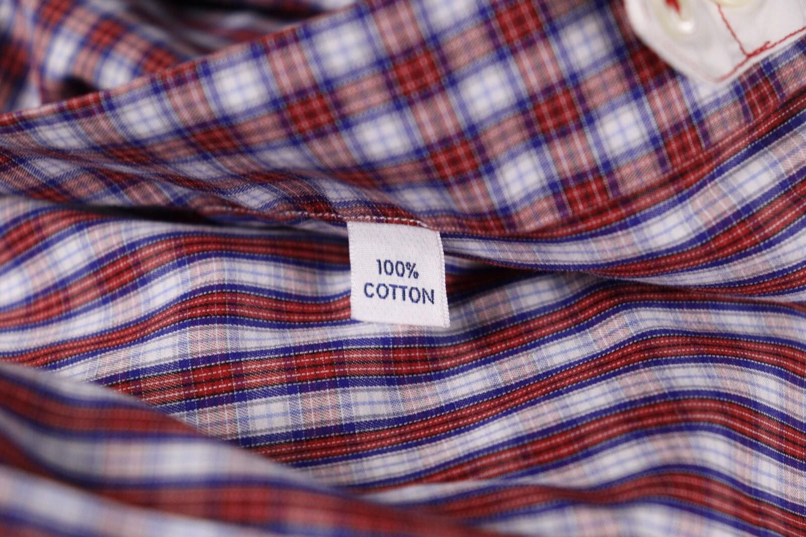 Mazzarelli Mazzarelli Green Stone Check Button Down Shirt Size 42 / 16 Size US M / EU 48-50 / 2 - 12 Thumbnail