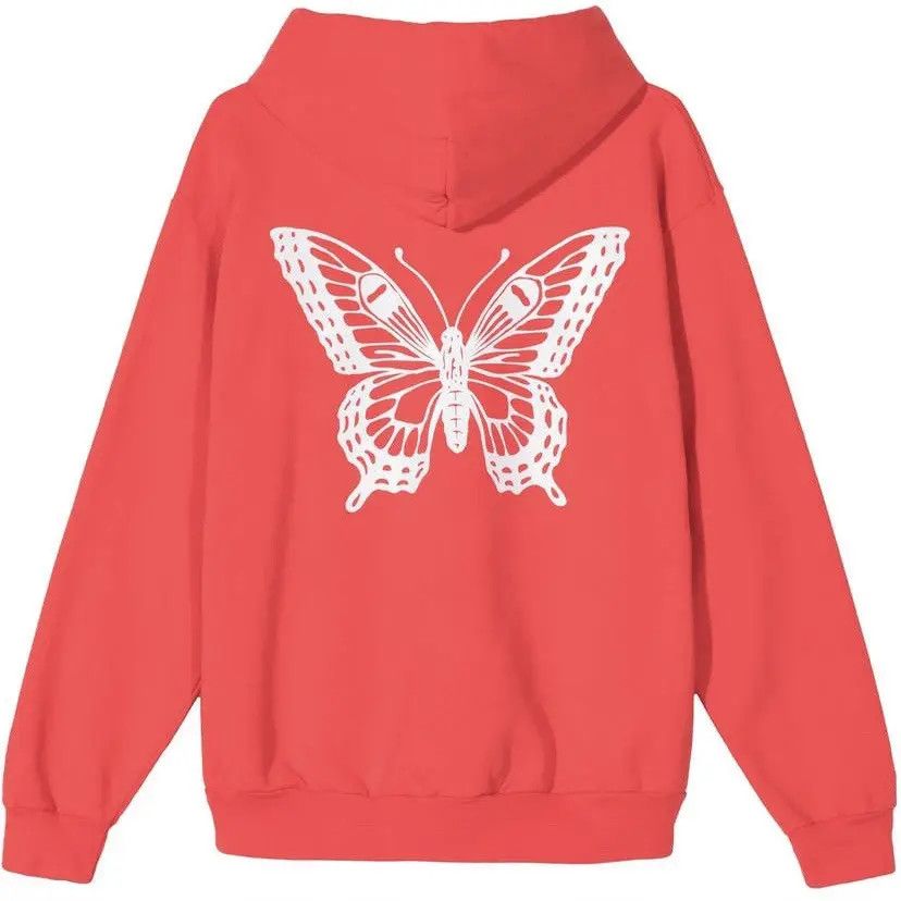 Girls Dont Cry $220 Girls Dont Cry Butterfly Hoodie Red | Grailed