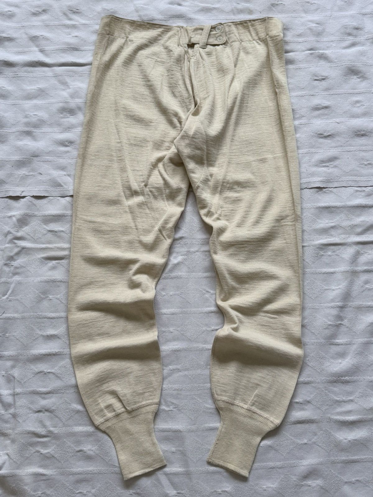 Vintage Vintage 1951 Dated French Military Underwear Thermal Pants Size US 34 / EU 50 - 2 Thumbnail