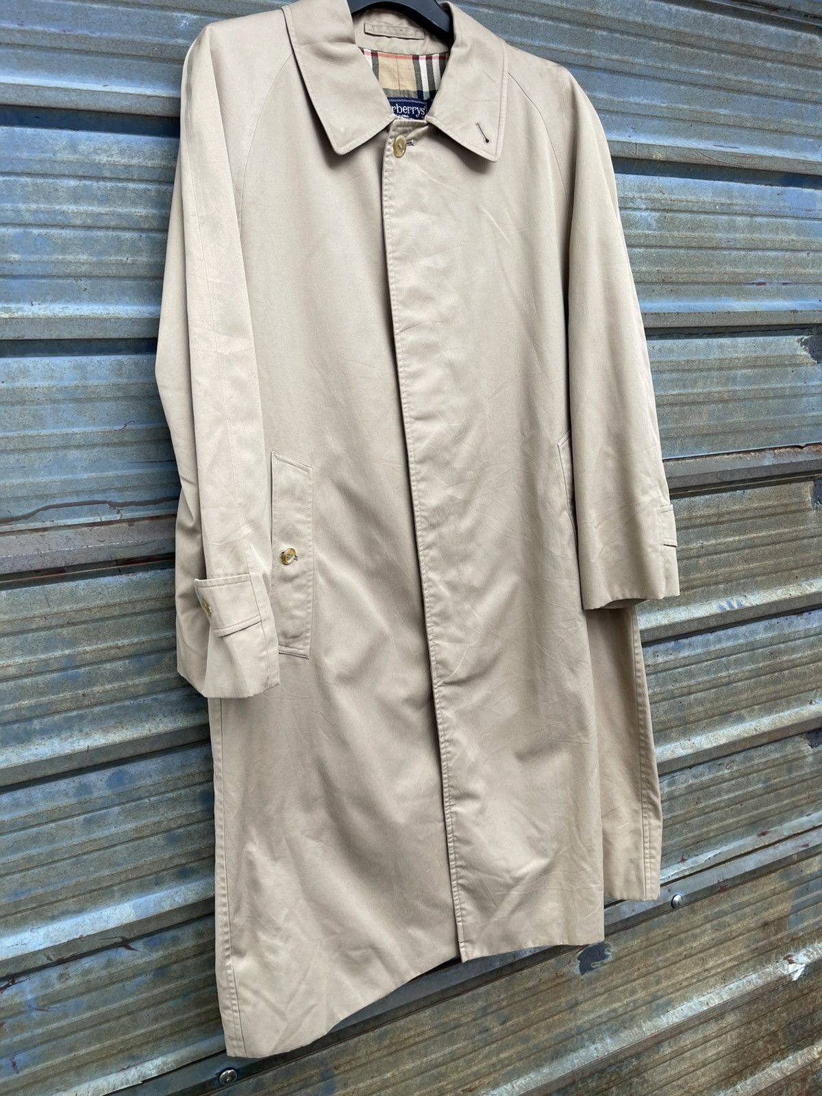 Burberry Vintage Burberrys Nova Check Lining Trench Coat Size US M / EU 48-50 / 2 - 3 Thumbnail