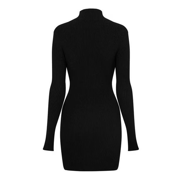 Amiri o1g2r1mq0125 Mini Dresses in Black Size S / US 4 / IT 40 - 2 Thumbnail