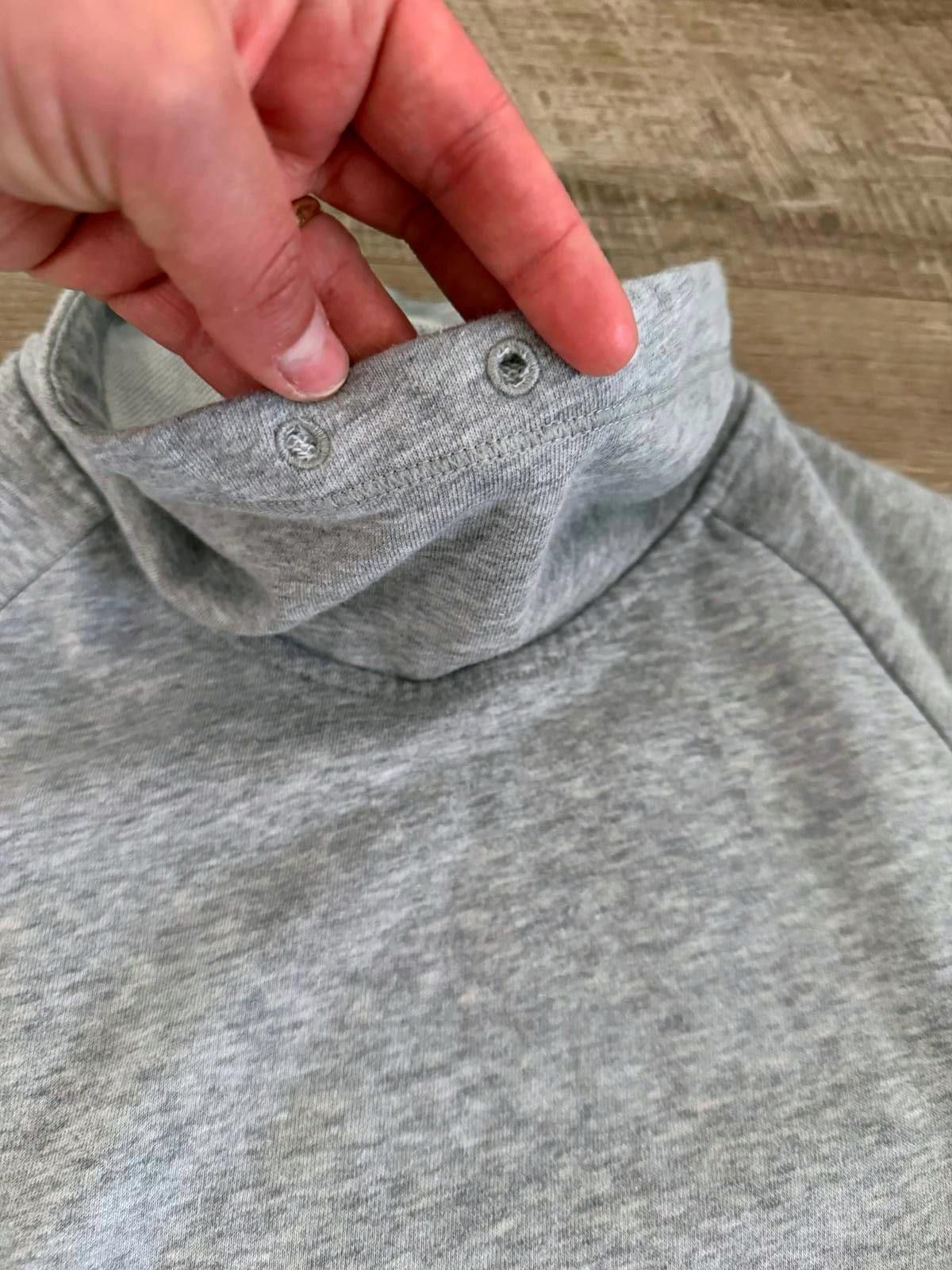 Adidas Adidas Sweatshirt Women's Medium Gray Pullover Funnel Neck Size S / US 4 / IT 40 - 5 Thumbnail