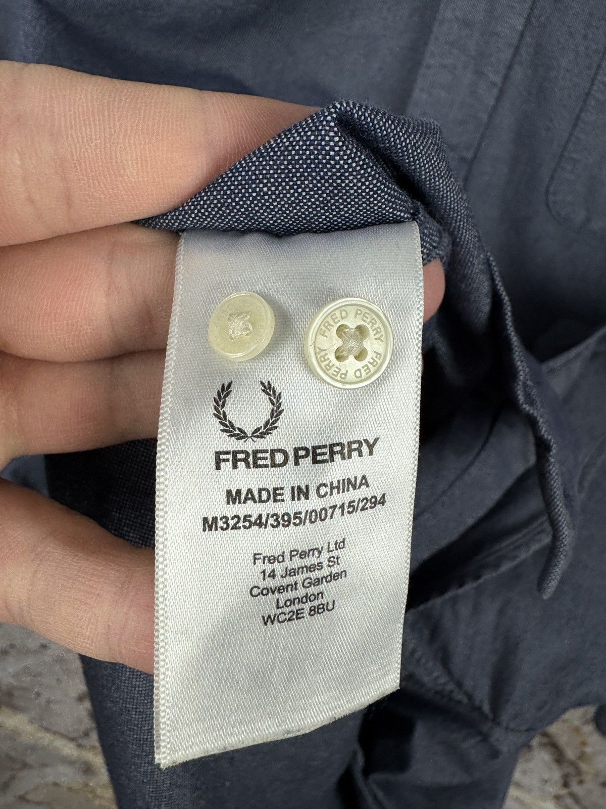 Fred Perry Men’s Fred Perry Shirt Button Up Long Sleeve Size Small Size US S / EU 44-46 / 1 - 8 Thumbnail