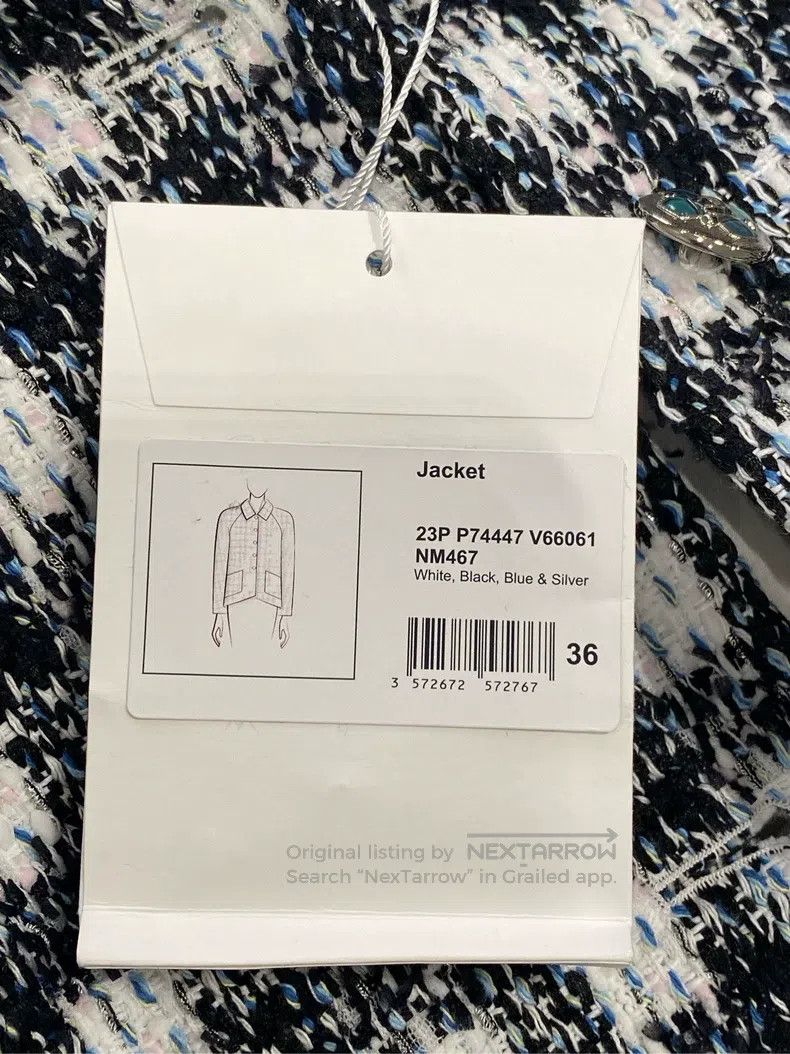Chanel Chanel 23-year-old plaid lapel diamond button jacket Size XS / US 0-2 / IT 36-38 - 4 Thumbnail