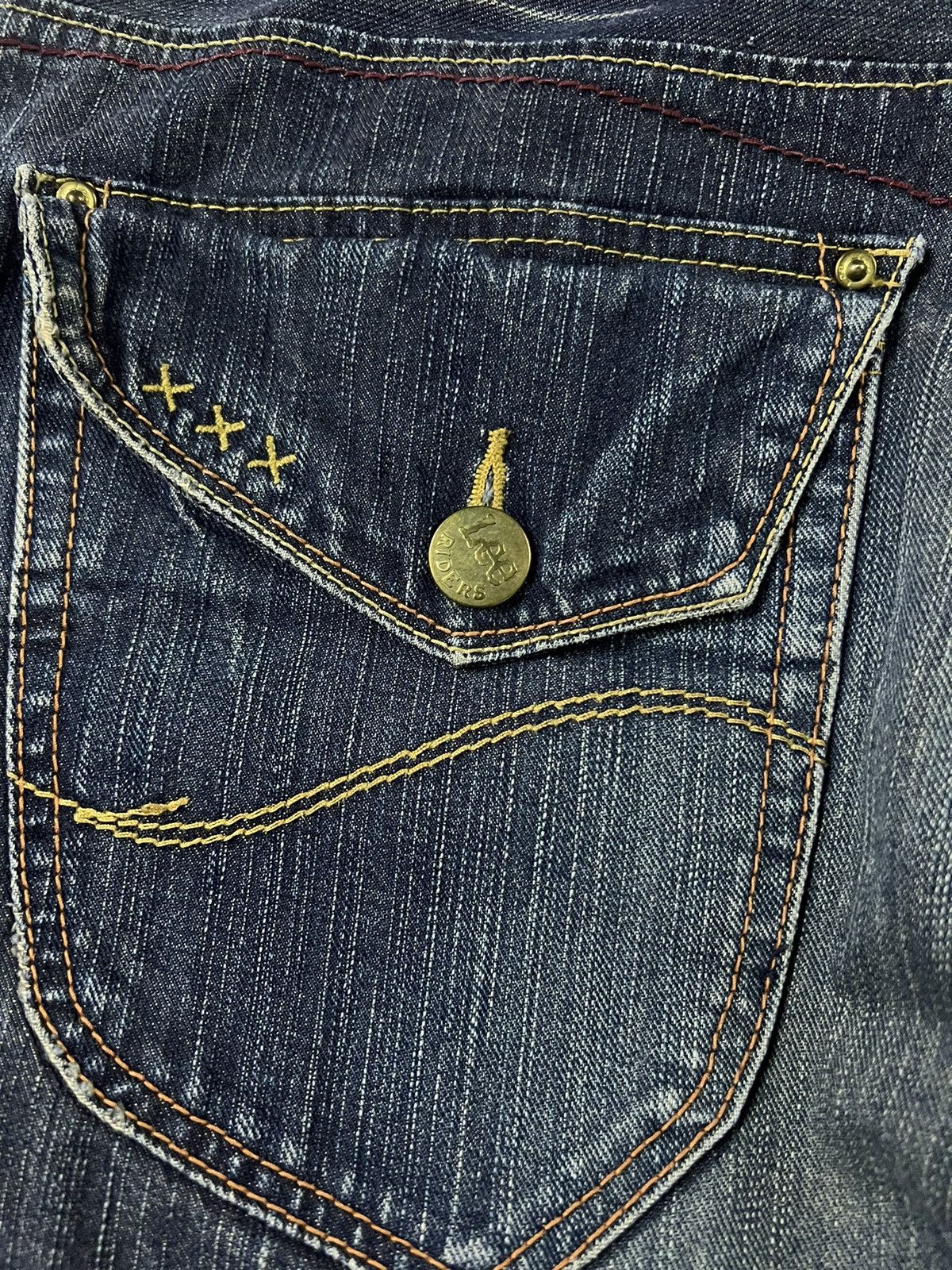 Japanese Brand × Lee × Vintage VINTAGE LEE RIDER DISTRESSED FLARE JEANS JAPAN Size US 33 - 8 Thumbnail