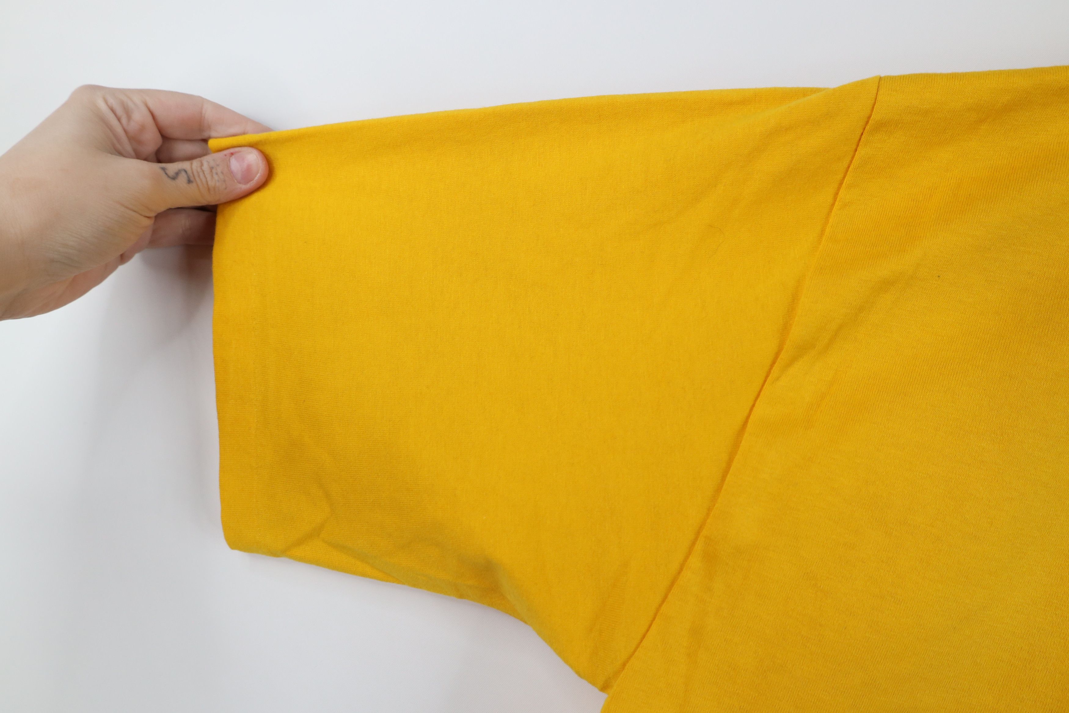 Vintage Vintage 90s Streetwear Short Sleeve T-Shirt Yellow USA Size US XXL / EU 58 / 5 - 9 Thumbnail