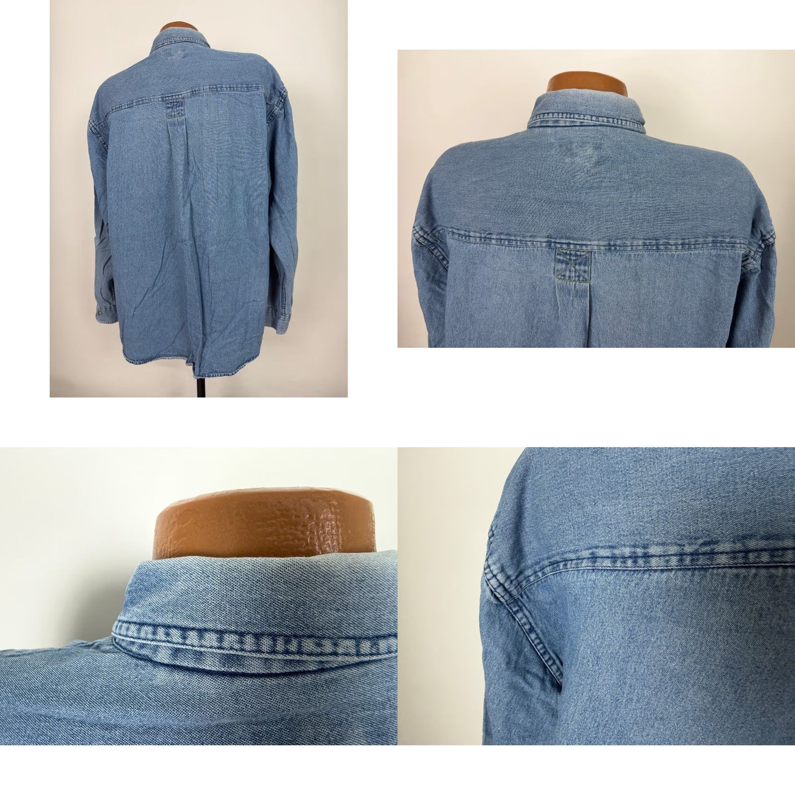 Denime VINTAGE Corvette Denim Shirt Men XXL Embroidered Logo Button-Up Blue Size US XXL / EU 58 / 5 - 8 Thumbnail