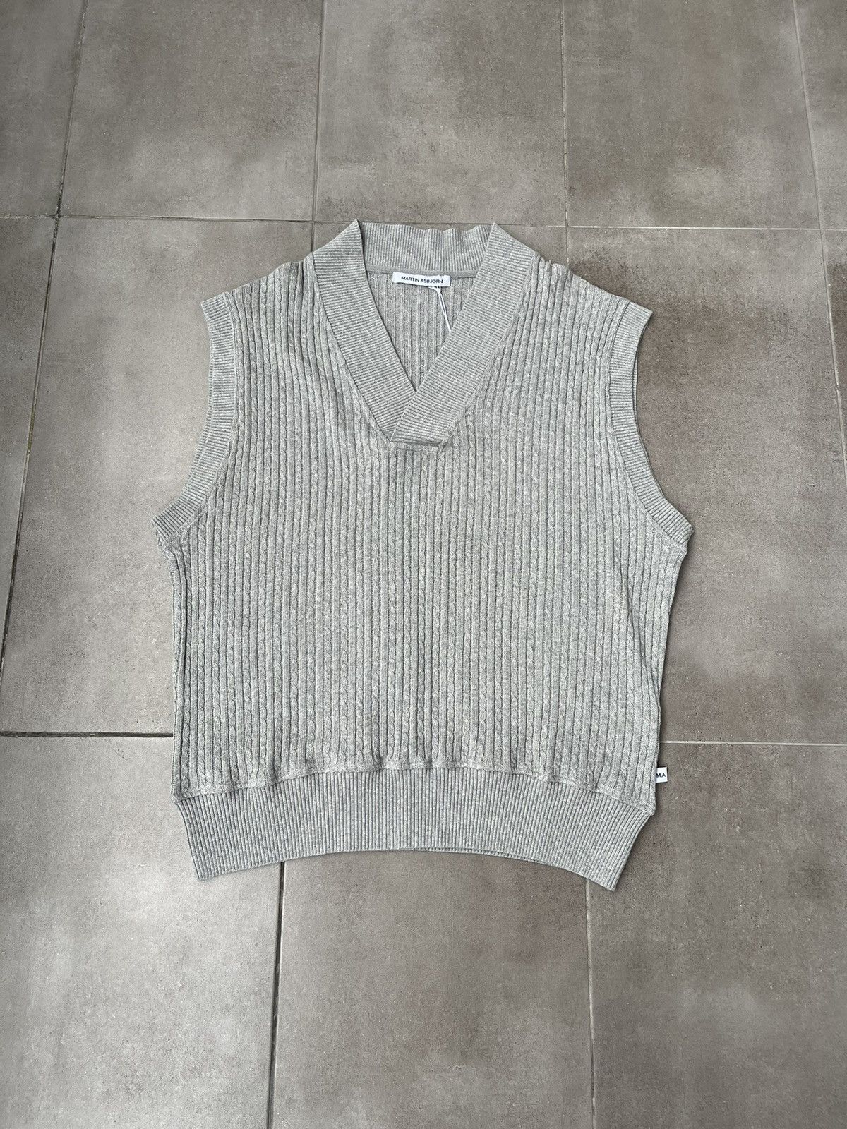 Martin Asbjorn !DS! SS22 Martin Asbjorn Chase Grey Melange Vest Size US XL / EU 56 / 4 - 7 Thumbnail