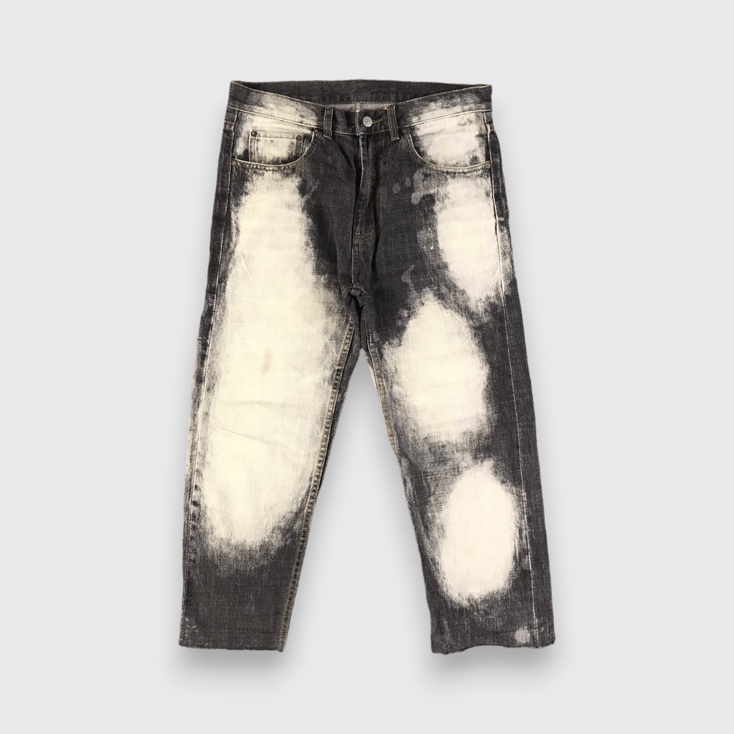 Japanese Brand × Vintage Vintage Japan Selvedge Gothic Jeans-J2950 Size US 33 - 1 Thumbnail