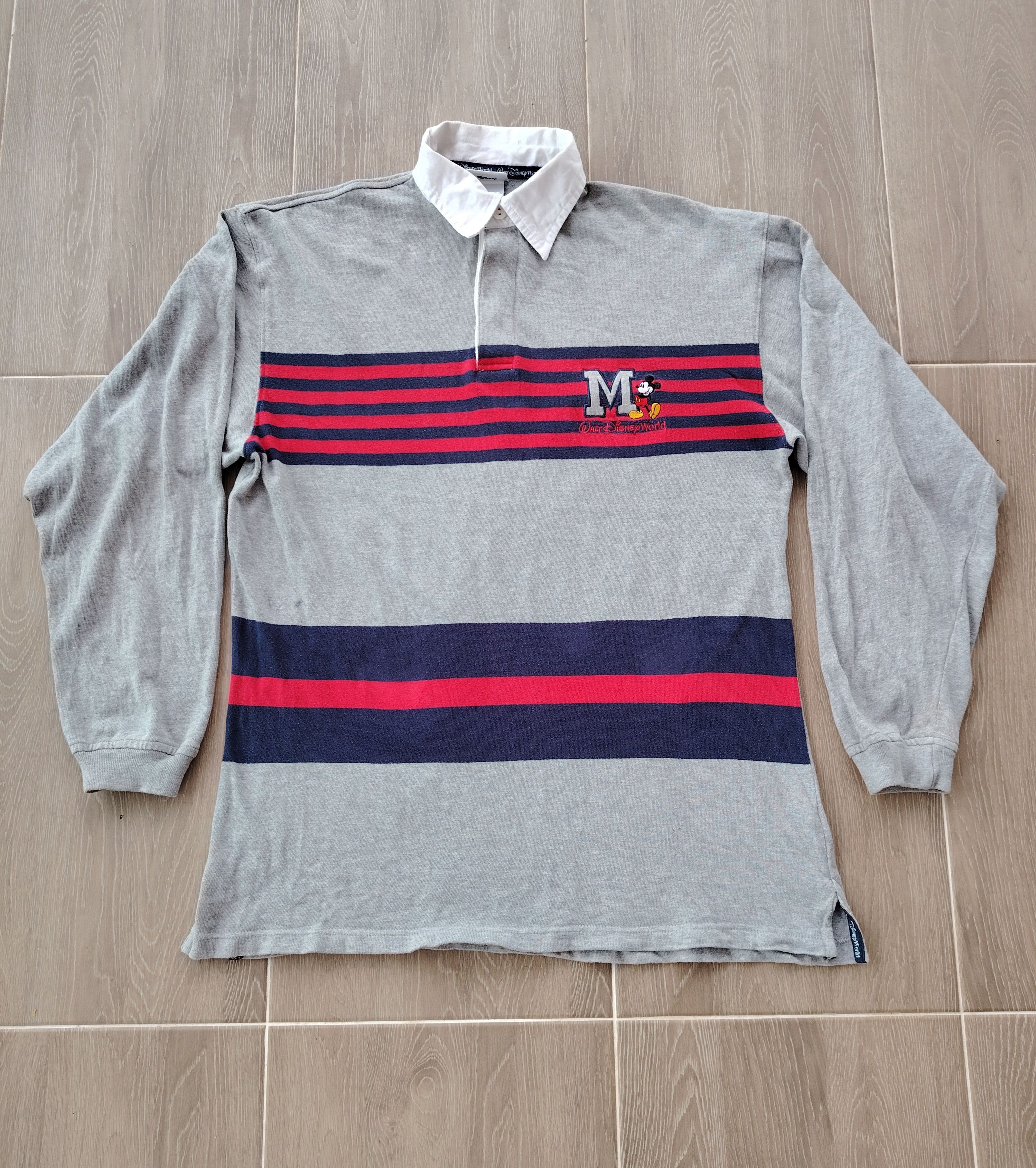 Disney Mickey Mouse Rugby Polo LS Tee by Walt Disney World Size US S / EU 44-46 / 1 - 1 Thumbnail