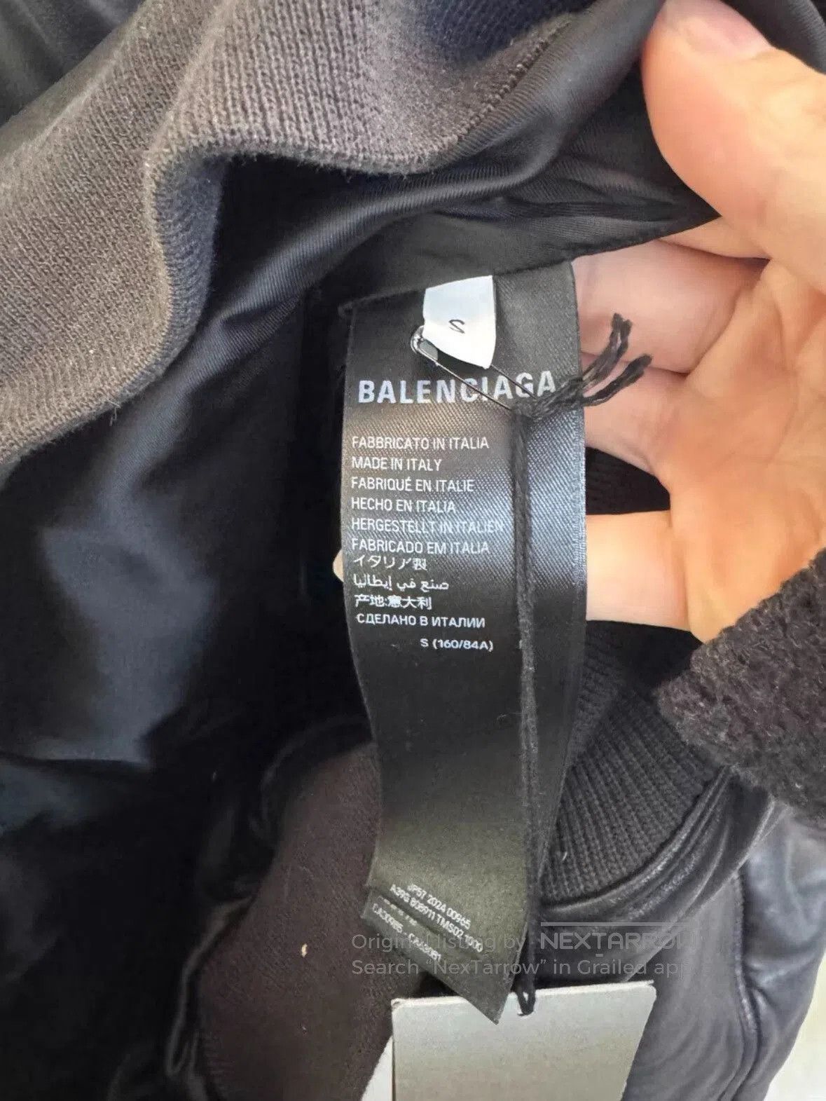 Balenciaga balenciaga black leather er jacket. Size US M / EU 48-50 / 2 - 6 Thumbnail