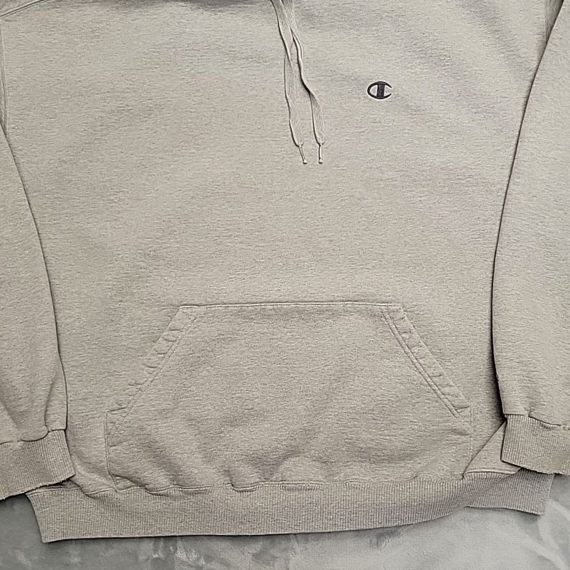 Champion Champion Hoodie Men XXXL Gray Eco Fleece Pullover Athletic Streetwear Workwear Size US XL / EU 56 / 4 - 2 Thumbnail