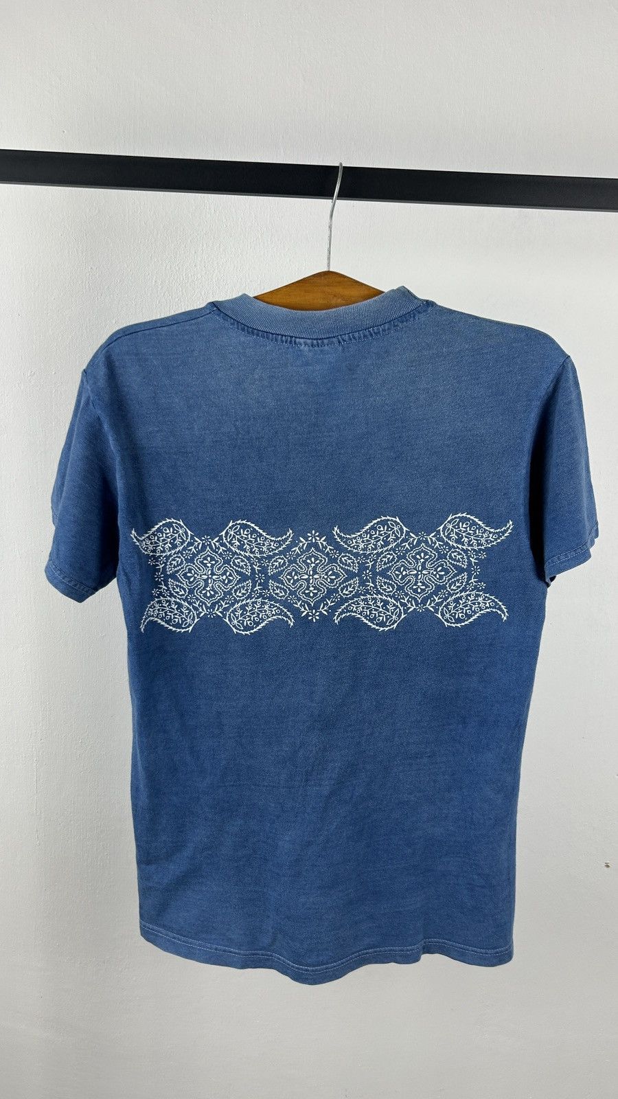 Vintage 1990s Hanes - Pocket Tee Paisley Size US S / EU 44-46 / 1 - 10 Thumbnail