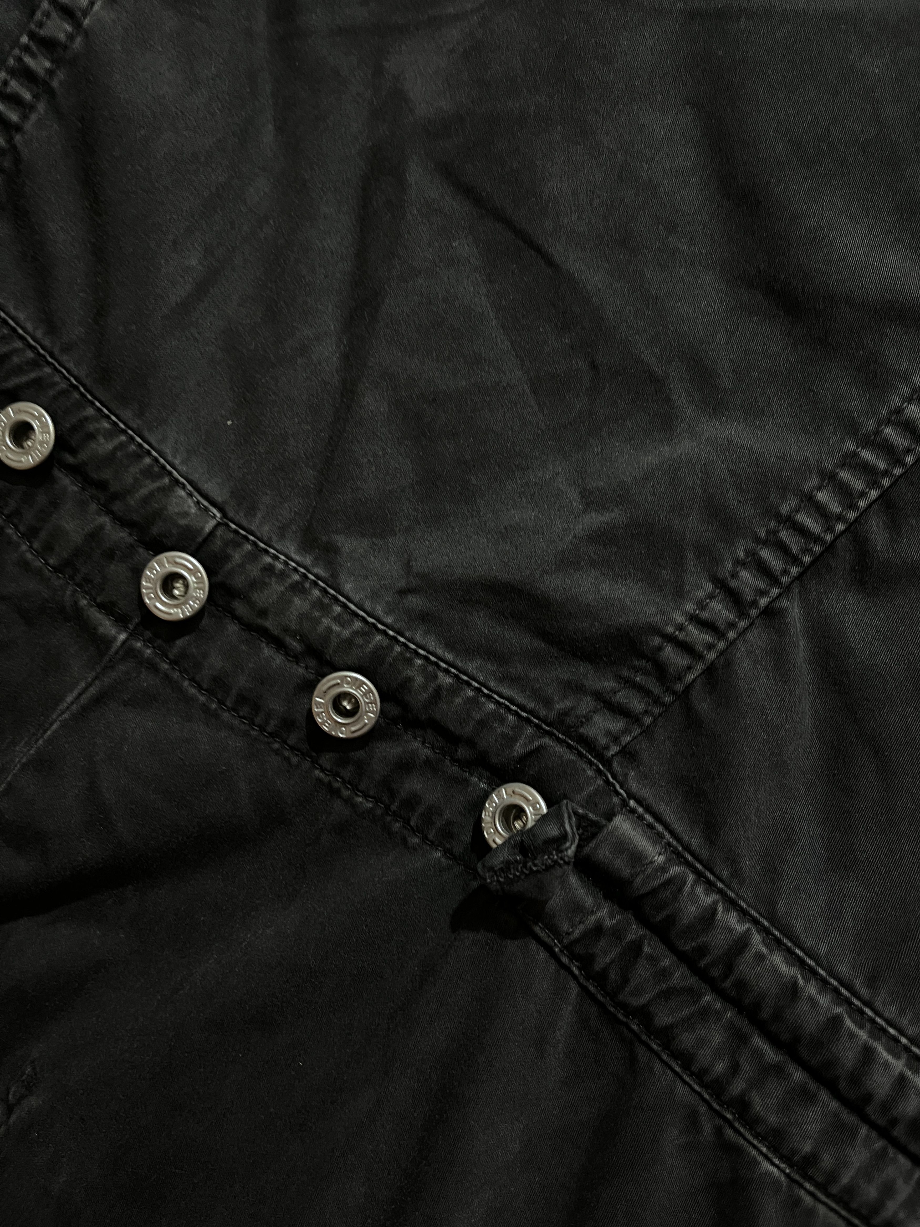 Diesel Diesel Military Trench Coat Jacket Denim y2k cargo army 00s Size S / US 4 / IT 40 - 10 Thumbnail