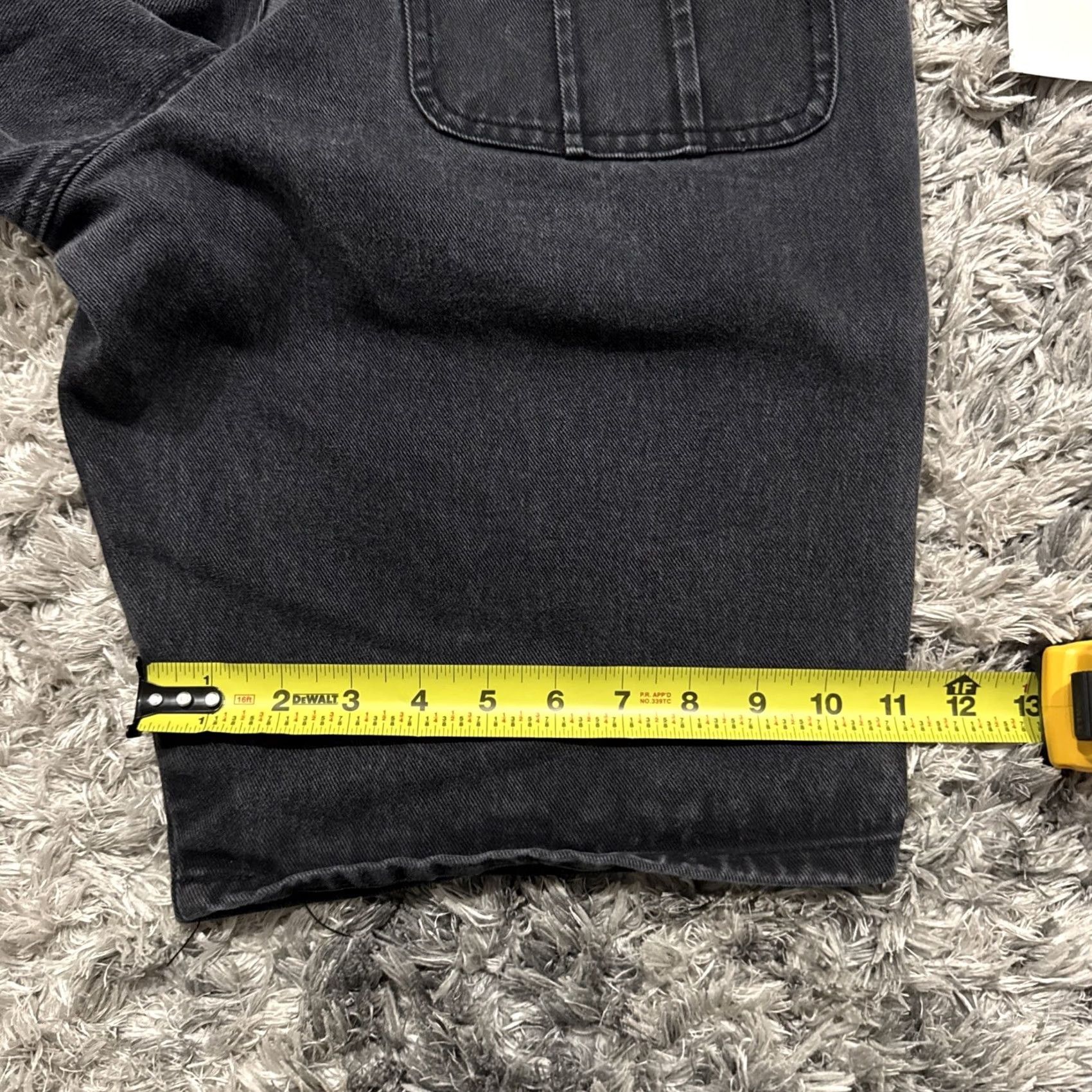 Vintage VINTAGE Vision Denim Jorts Jean Shorts Embroidered Men’s 32 BLK Sports Gear 90s Men Size US 32 / EU 48 - 5 Thumbnail