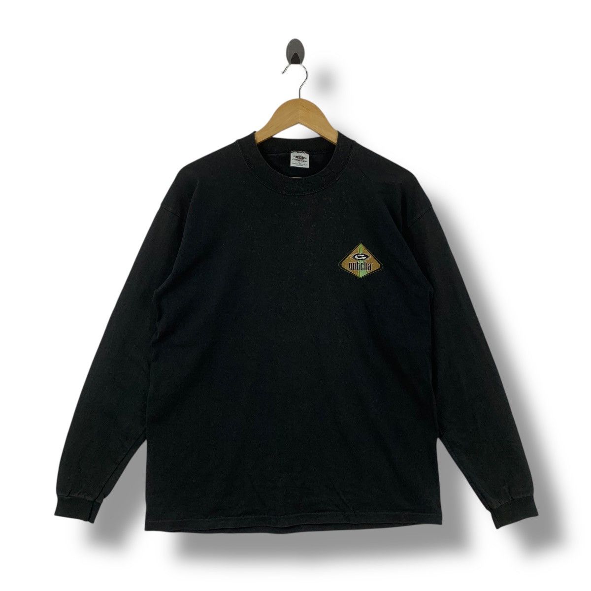 Gotcha Vintage 90's GOTCHA INTERNATIONAL Surf Logo Long Sleeve Tee Size US L / EU 52-54 / 3 - 4 Thumbnail