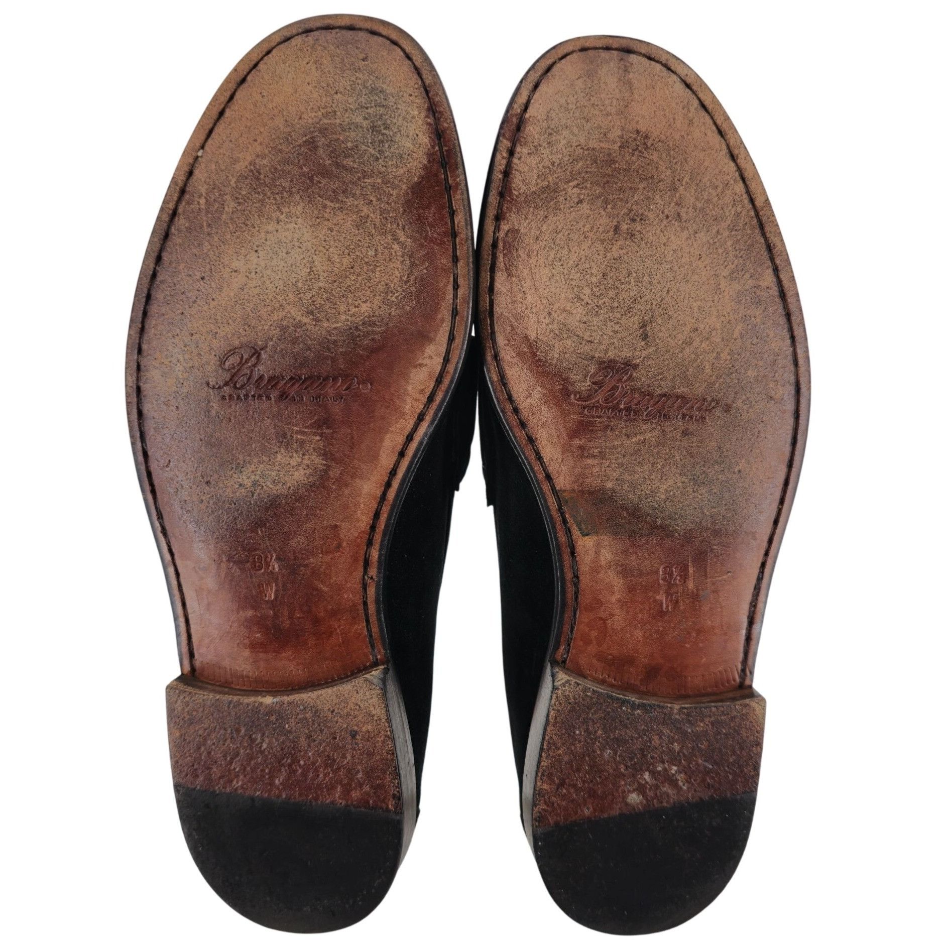 Bragano × Cole Haan Vintage Bragano Cole Haan Italy Men 8.5 Black Suede Horsebit Size US 8.5 / EU 41-42 - 2 Thumbnail