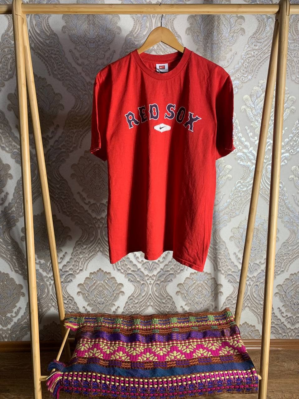 Nike Vintage MLB Nike Red Sox Retro T-shirt Drill Swoosh Y2K 90s Size US M / EU 48-50 / 2 - 1 Thumbnail