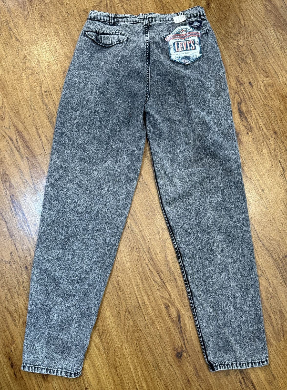 Levi's Vintage 80’s Levi’s Silvertab Jeans Acid Wash NWT Deadstock Size US 33 - 2 Thumbnail
