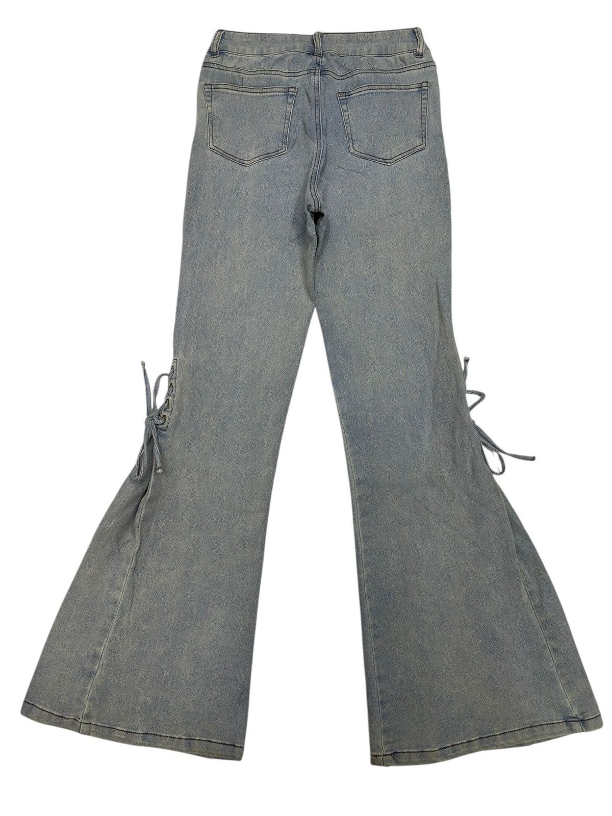 Le Grande Bleu (L.G.B.) 💥FLARE JEANS LACE UP IFSIXWASNINE LGB STYLE JEANS Size US 26 / EU 42 - 4 Thumbnail