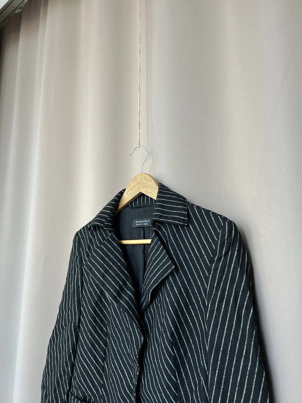 Rundholz Rundholz Black Label Striped Wool Blazer Womens Size L Size L / US 10 / IT 46 - 4 Thumbnail