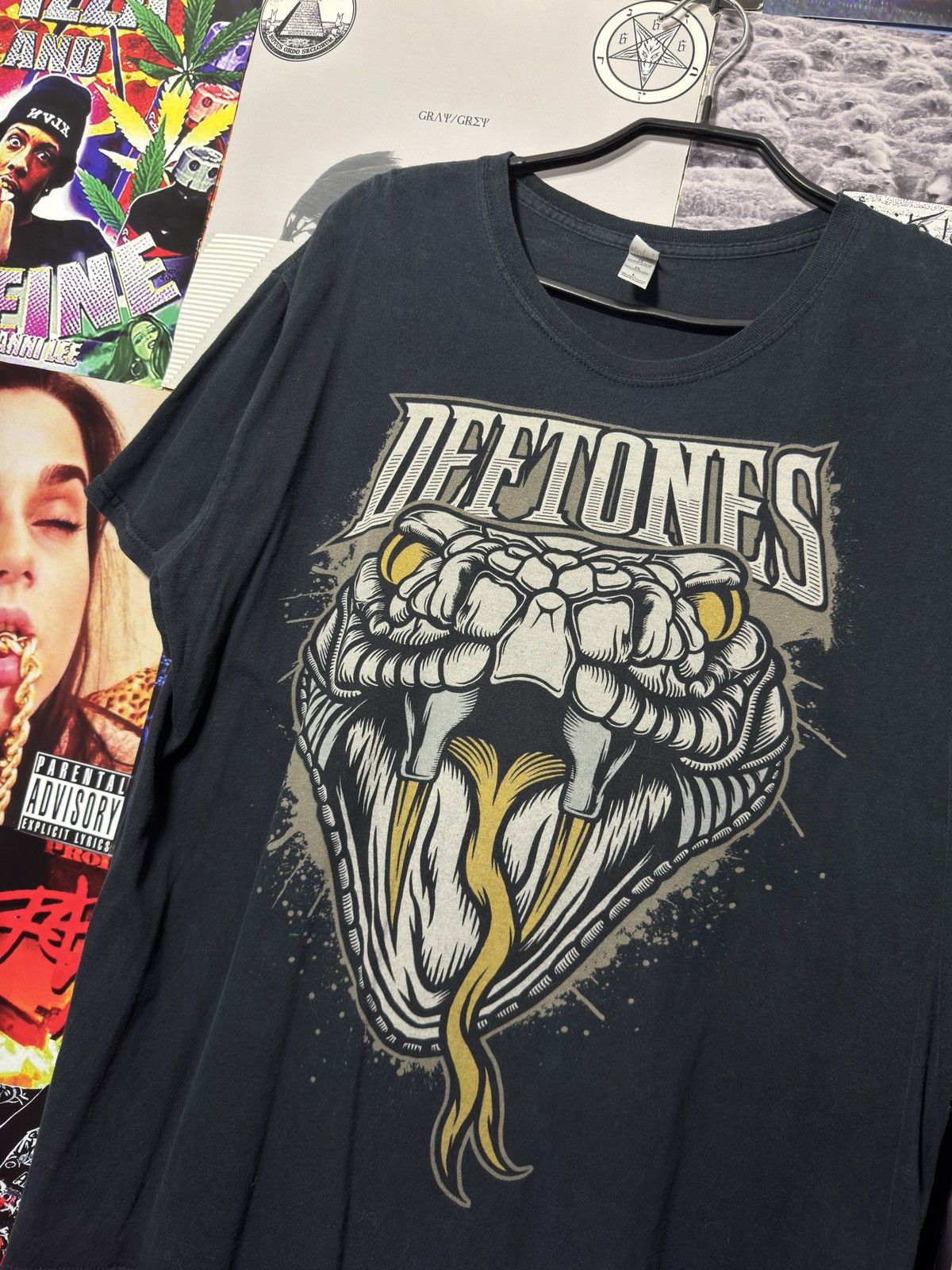 Band Tees Deftones Snake Vintage 00s T-Shirt Tee Size US L / EU 52-54 / 3 - 2 Thumbnail