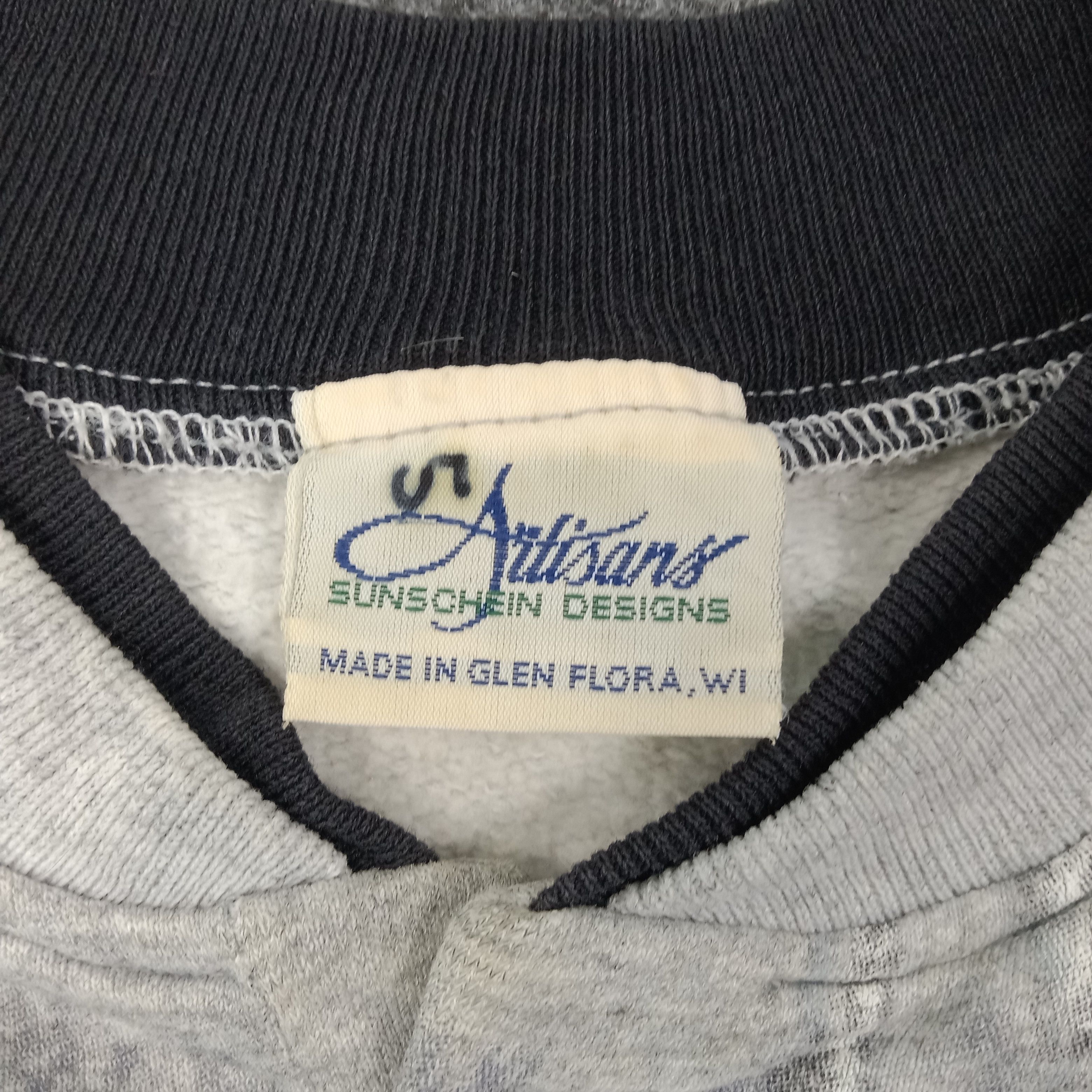 Vintage Aitisans Art Bear Winter Nature Sweatshirt C262N7 Size US M / EU 48-50 / 2 - 3 Thumbnail