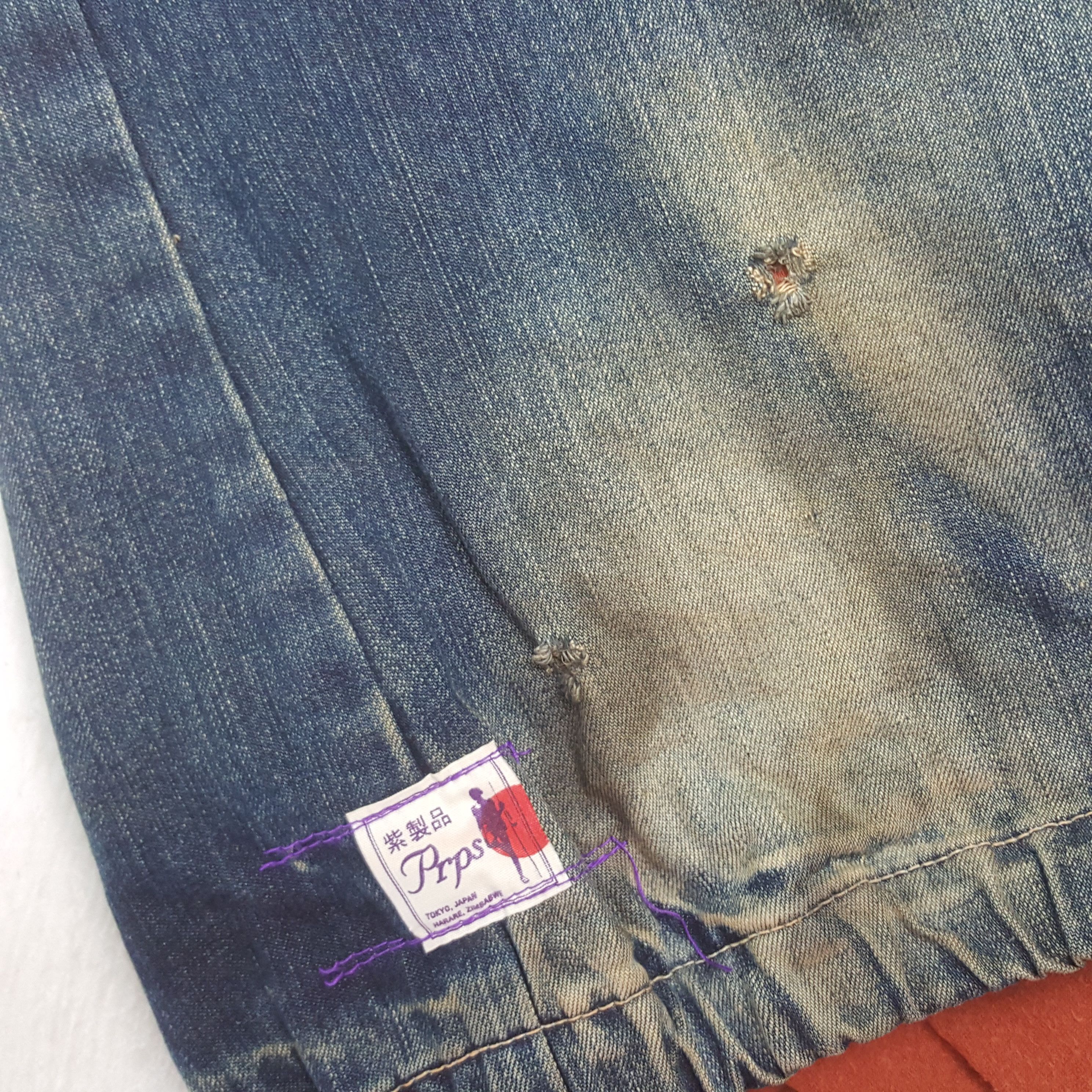 Prps Vintage Prps Japanese Brand Rare Denim Jacket RR15 Size US M / EU 48-50 / 2 - 7 Thumbnail